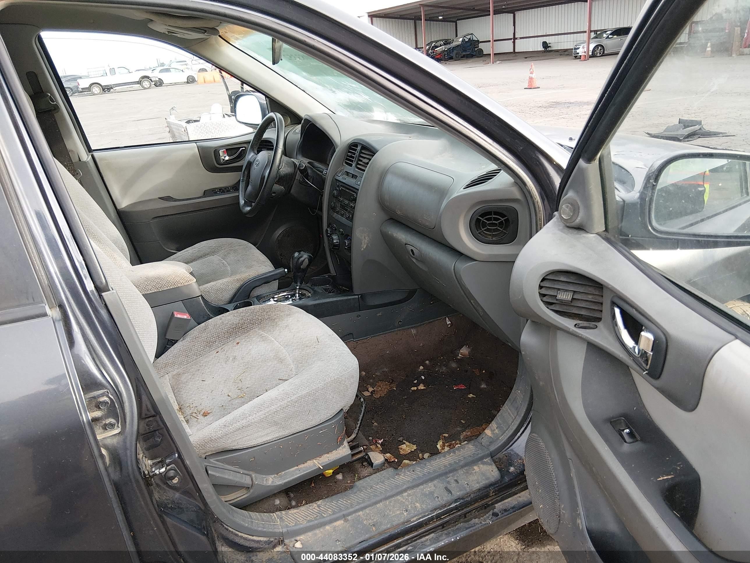 2006 Hyundai Santa Fe Gls Blue vin: KM8SC73D56U043379