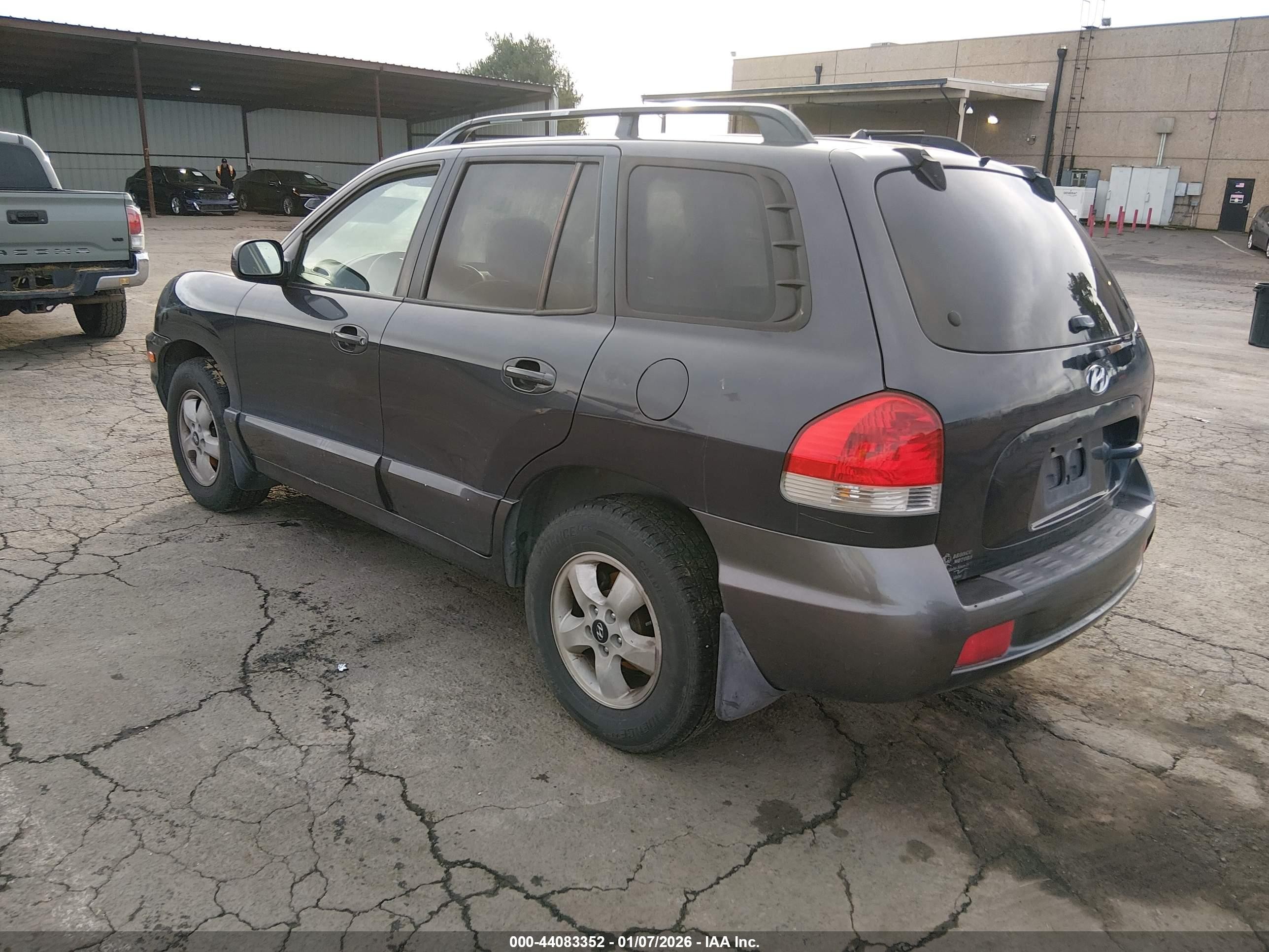 2006 Hyundai Santa Fe Gls Blue vin: KM8SC73D56U043379