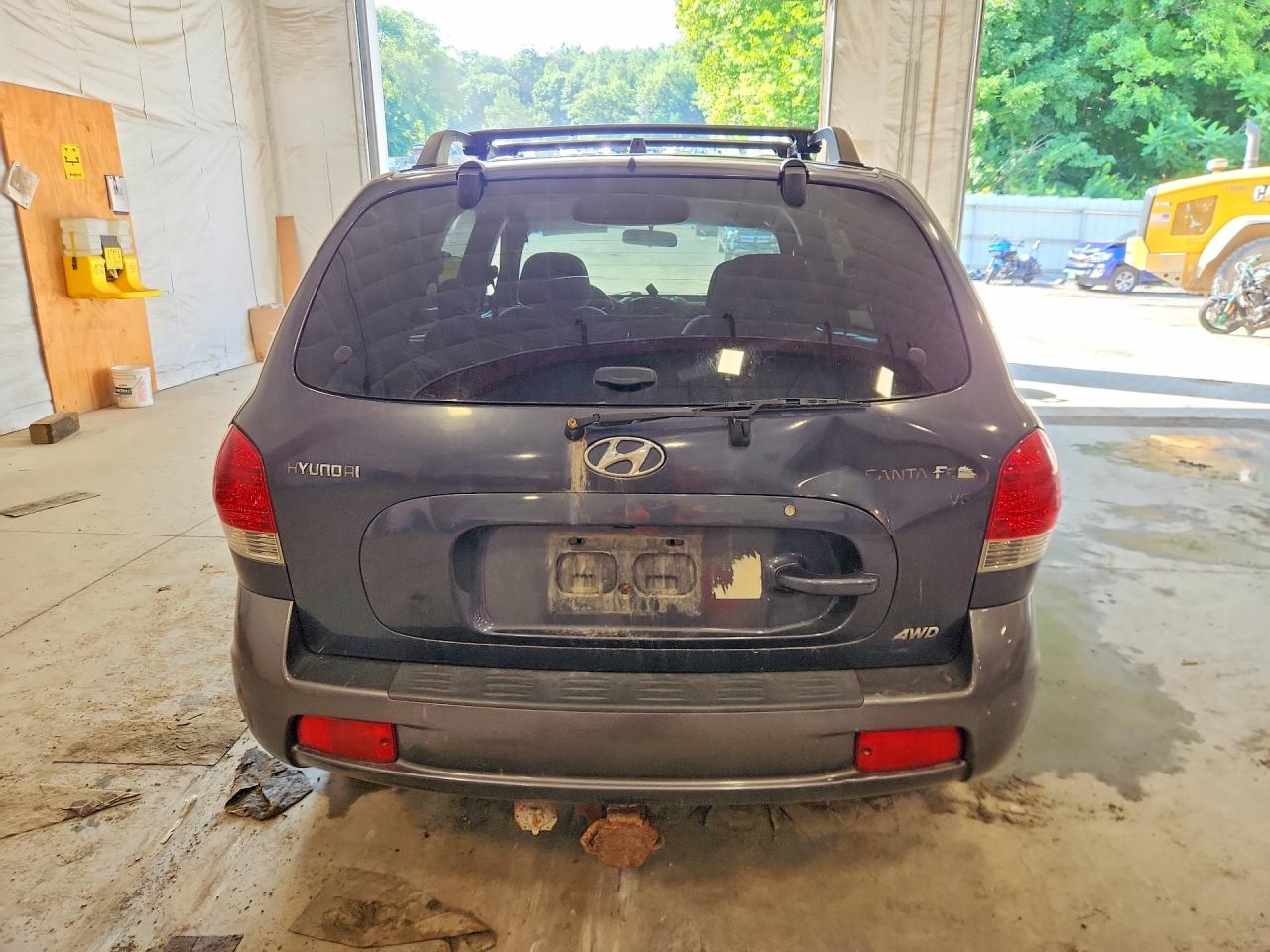 2006 Hyundai Santa Fe Gls Серый vin: KM8SC73D56U057637
