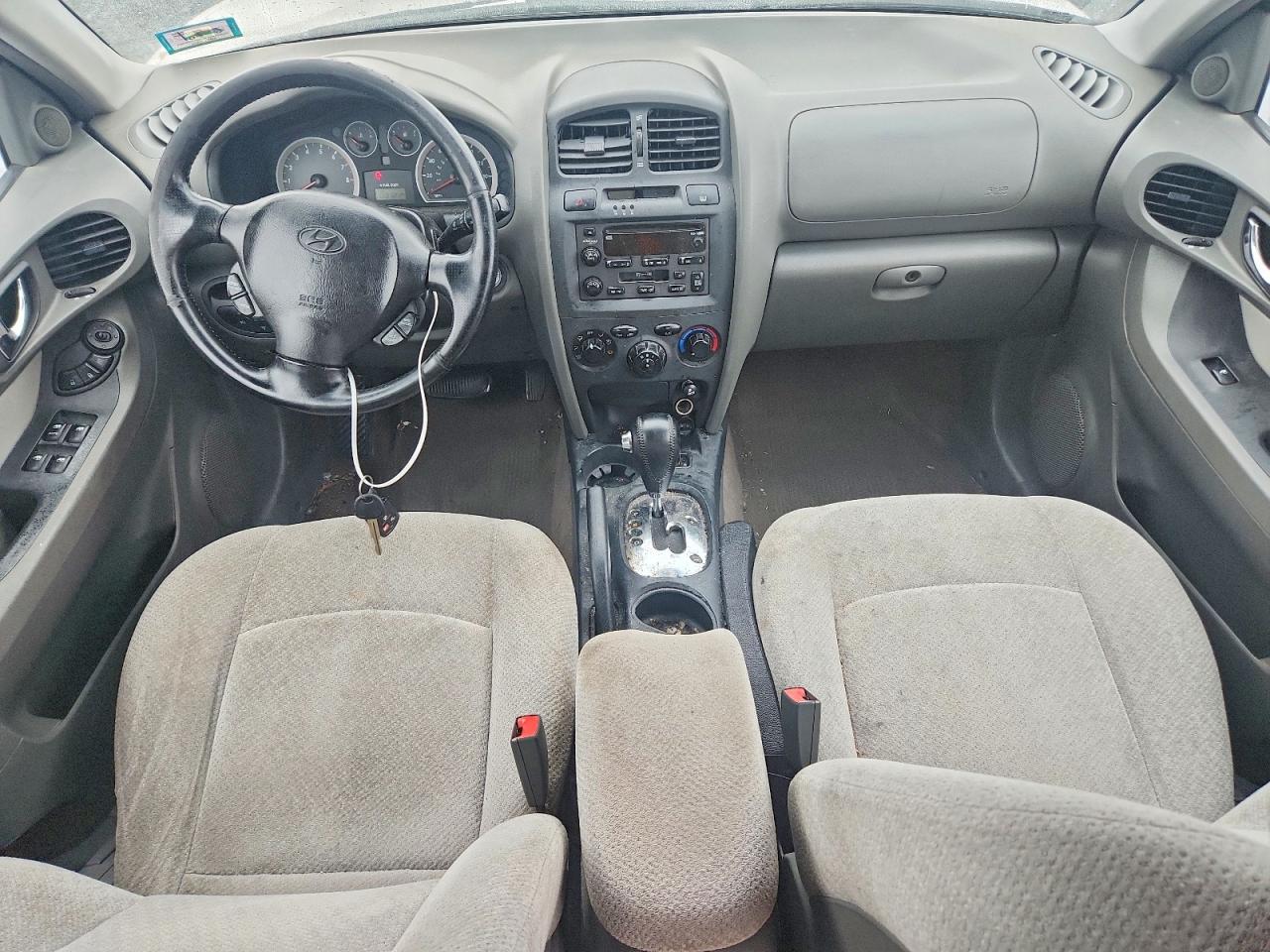 2006 Hyundai Santa Fe Gls White vin: KM8SC73D56U071781