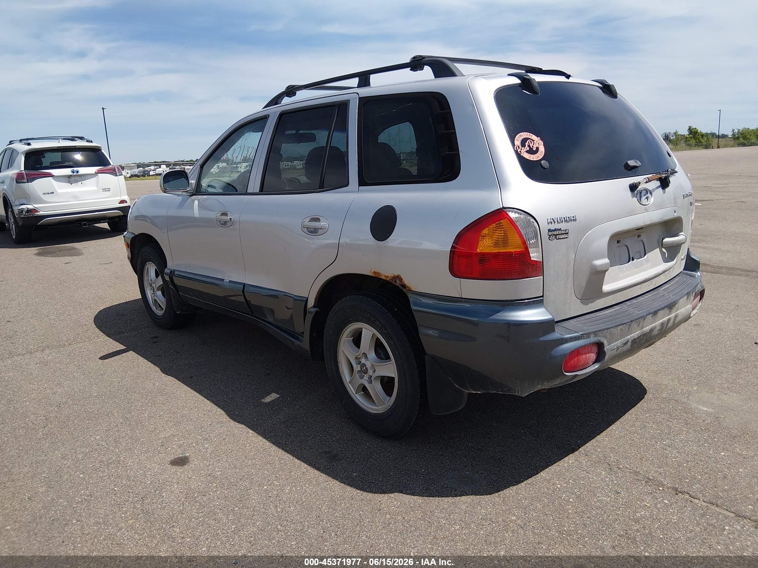 2002 Hyundai Santa Fe Gls/lx Gray vin: KM8SC73D62U201674