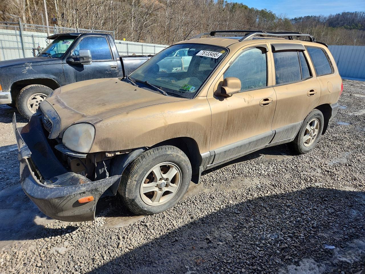 2002 Hyundai Santa Fe Gls Tan vin: KM8SC73D62U336444