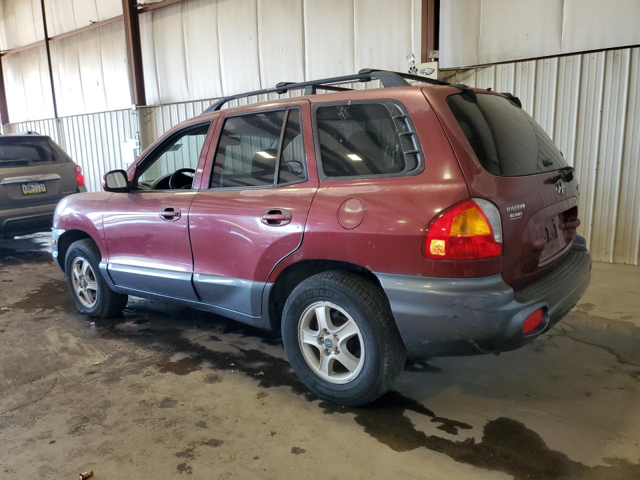 2004 Hyundai Santa Fe Gls Maroon vin: KM8SC73D64U621373