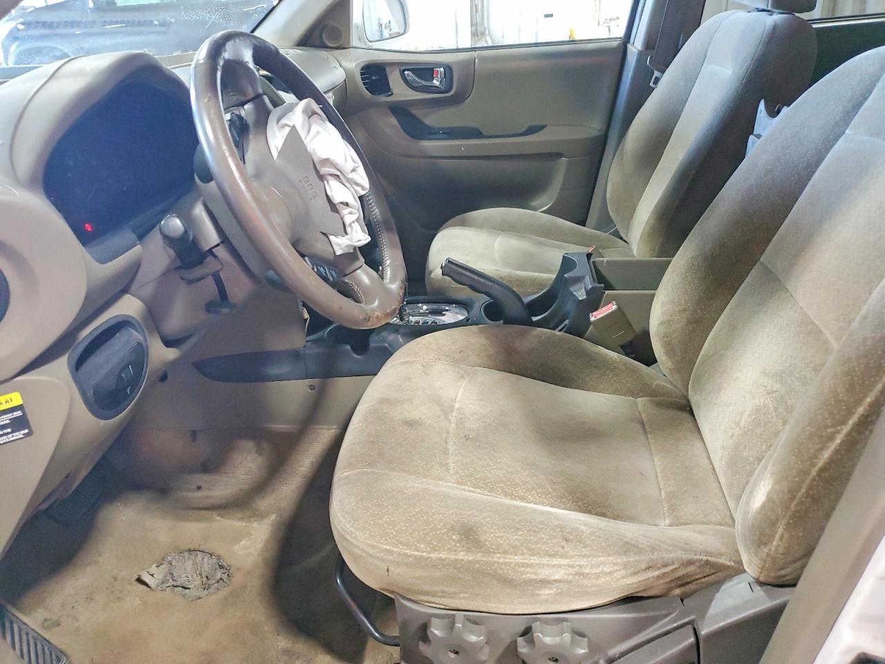 2004 Hyundai Santa Fe Gls White vin: KM8SC73D64U722283