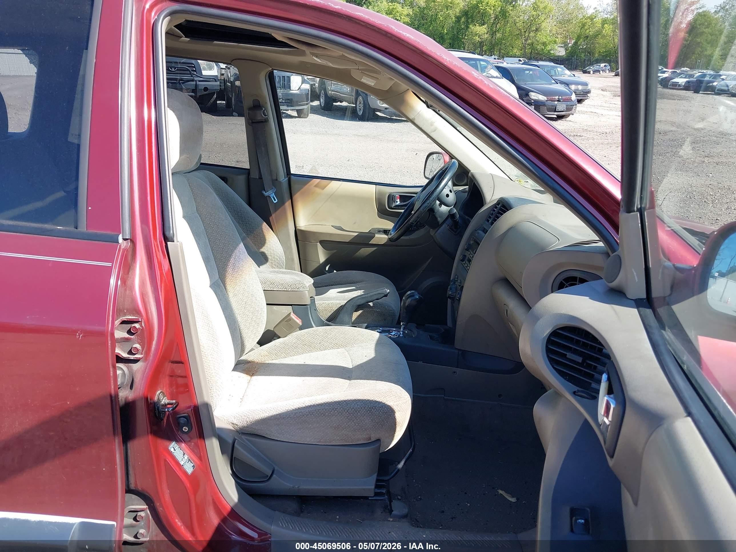 2005 Hyundai Santa Fe Gls Red vin: KM8SC73D65U910089