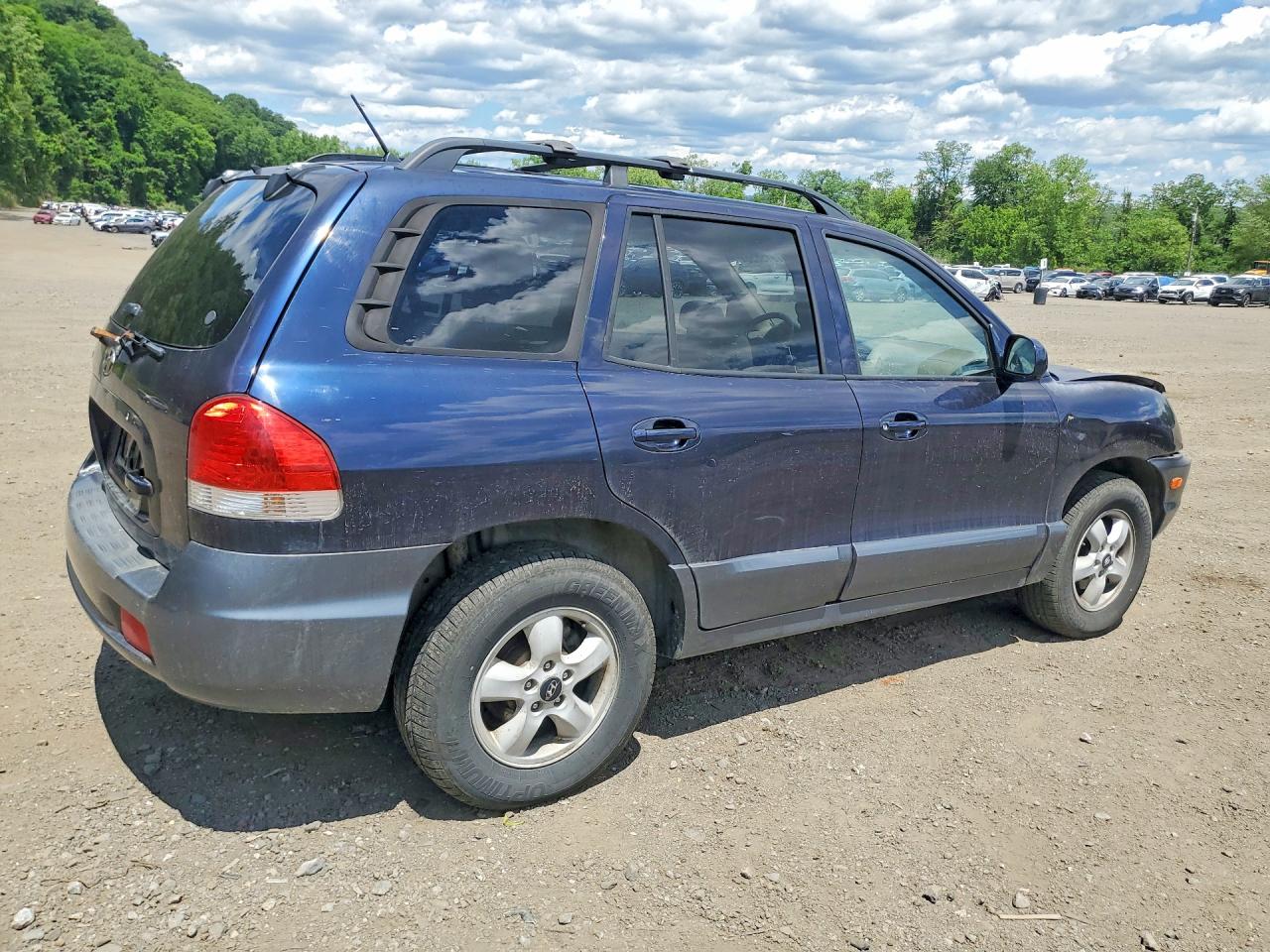 2005 Hyundai Santa Fe Gls Blue vin: KM8SC73D65U954853