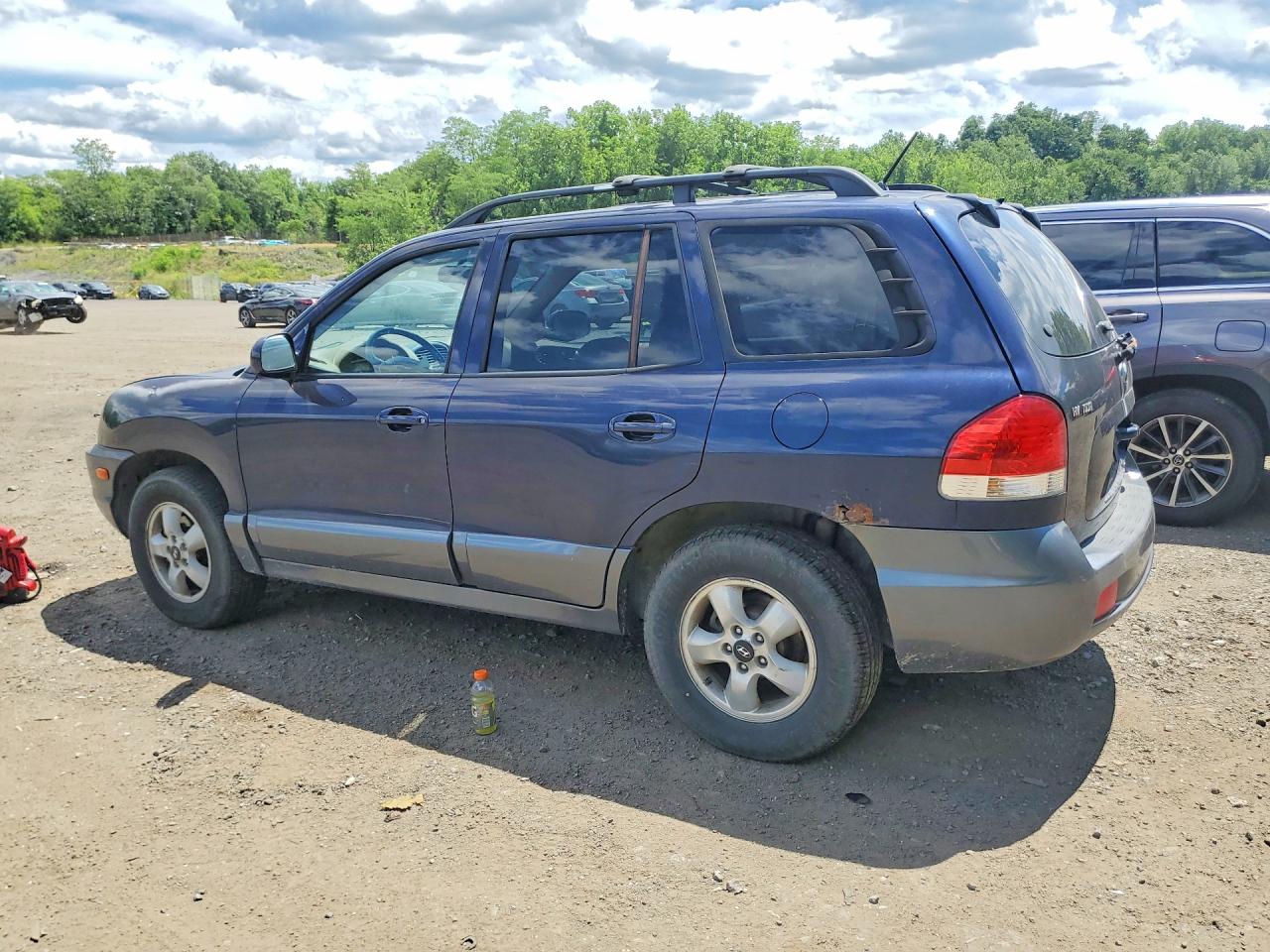 2005 Hyundai Santa Fe Gls Blue vin: KM8SC73D65U954853