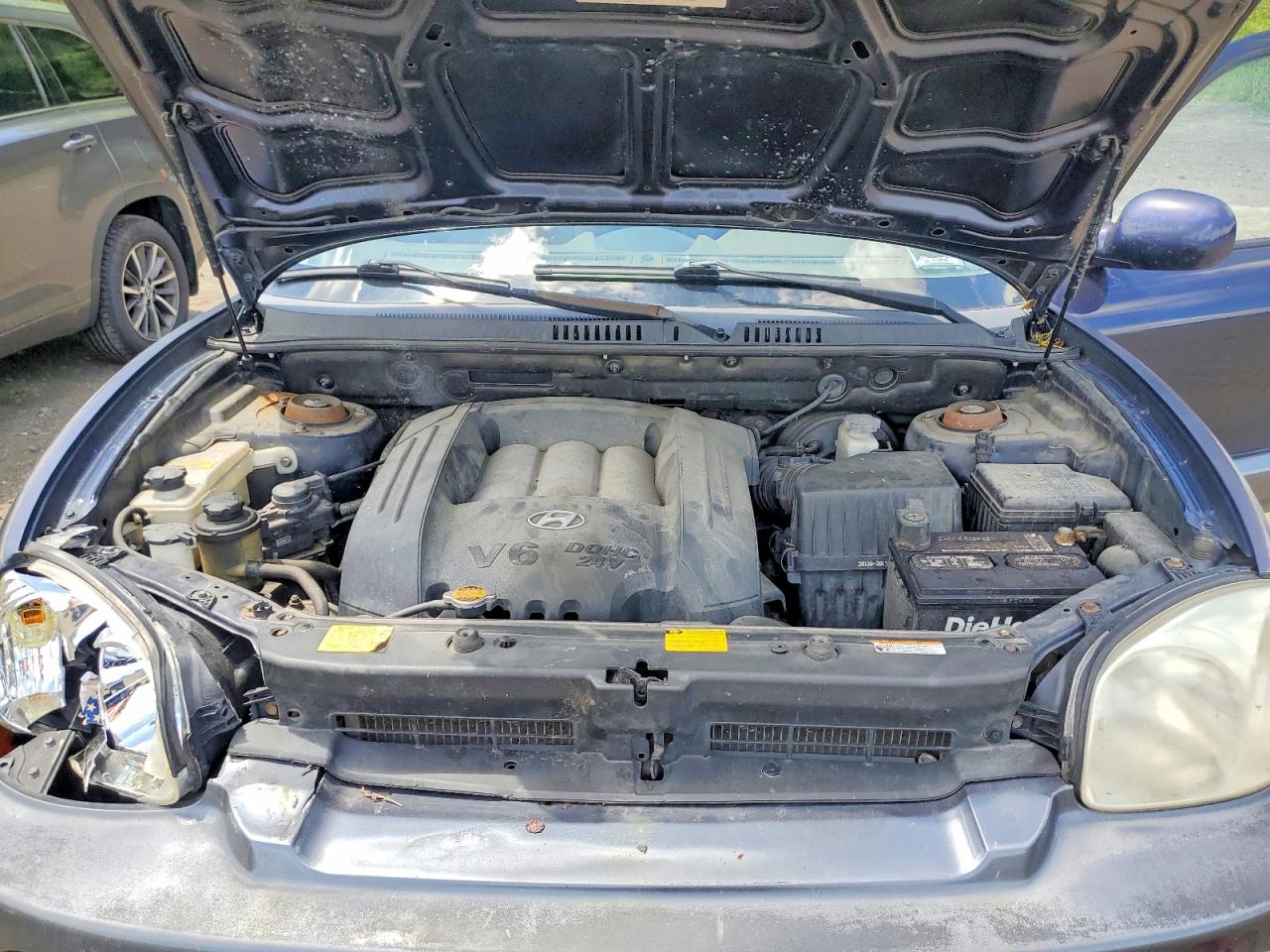 2005 Hyundai Santa Fe Gls Blue vin: KM8SC73D65U954853