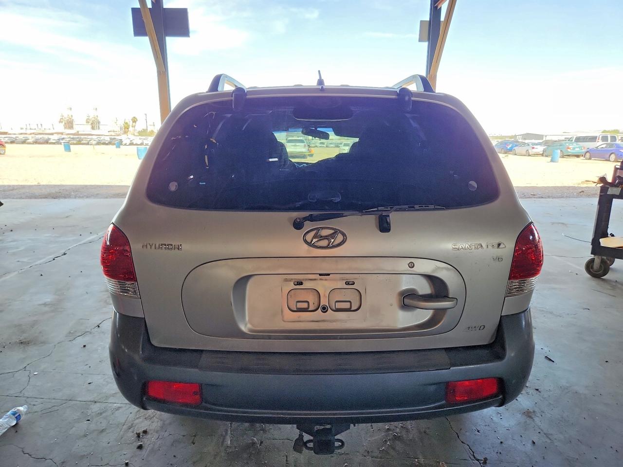 2005 Hyundai Santa Fe Gls Silver vin: KM8SC73D65U959213
