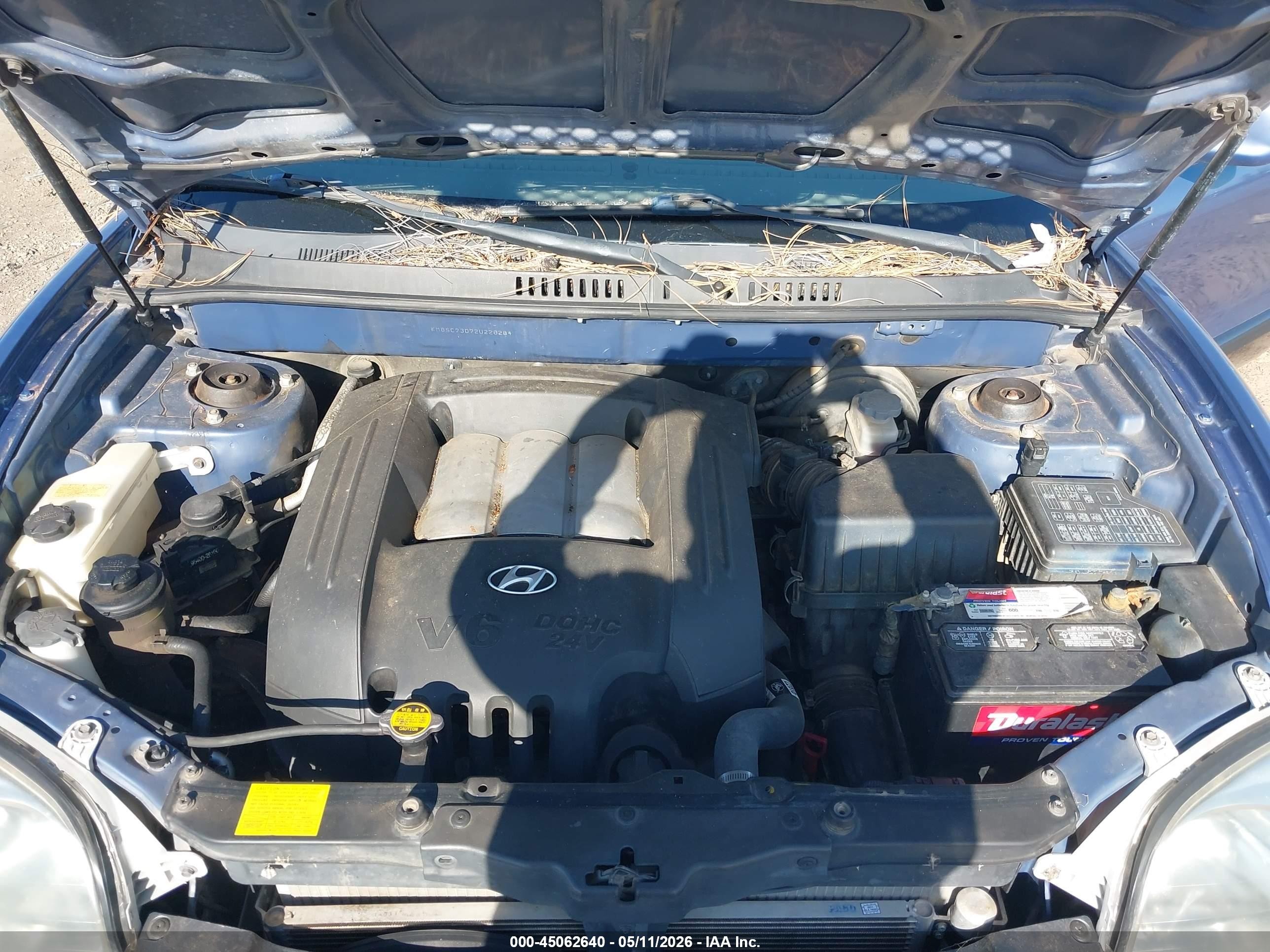 2002 Hyundai Santa Fe Gls/lx Blue vin: KM8SC73D72U228284