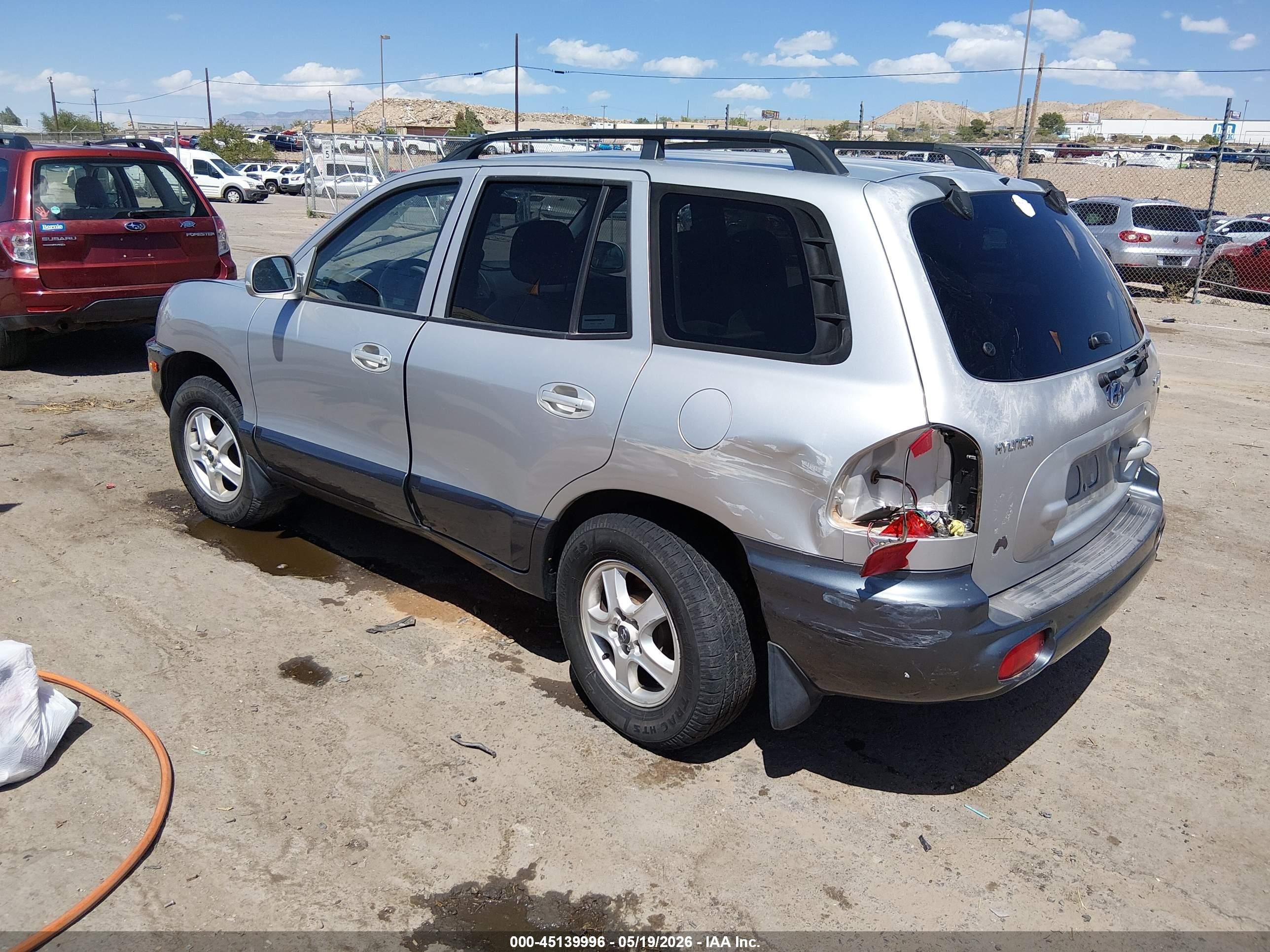 2002 Hyundai Santa Fe Gls/lx Gray vin: KM8SC73D72U243965