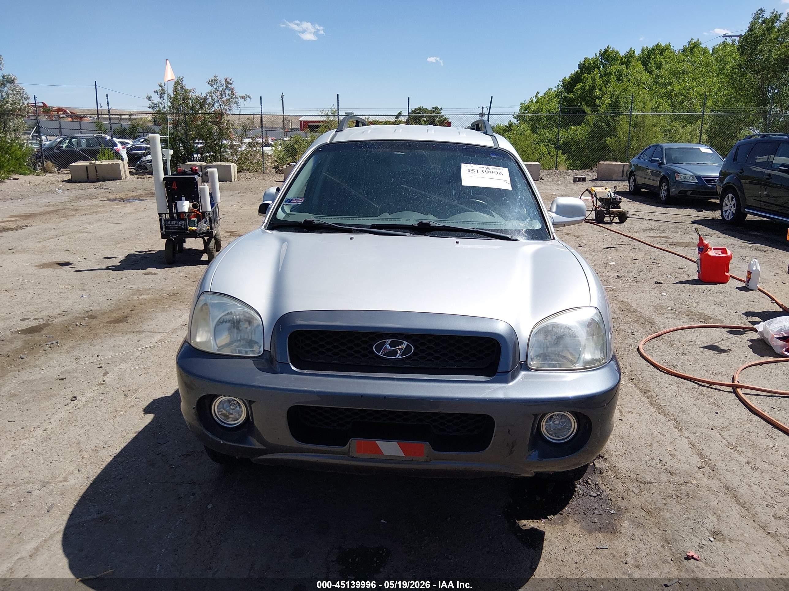 2002 Hyundai Santa Fe Gls/lx Gray vin: KM8SC73D72U243965