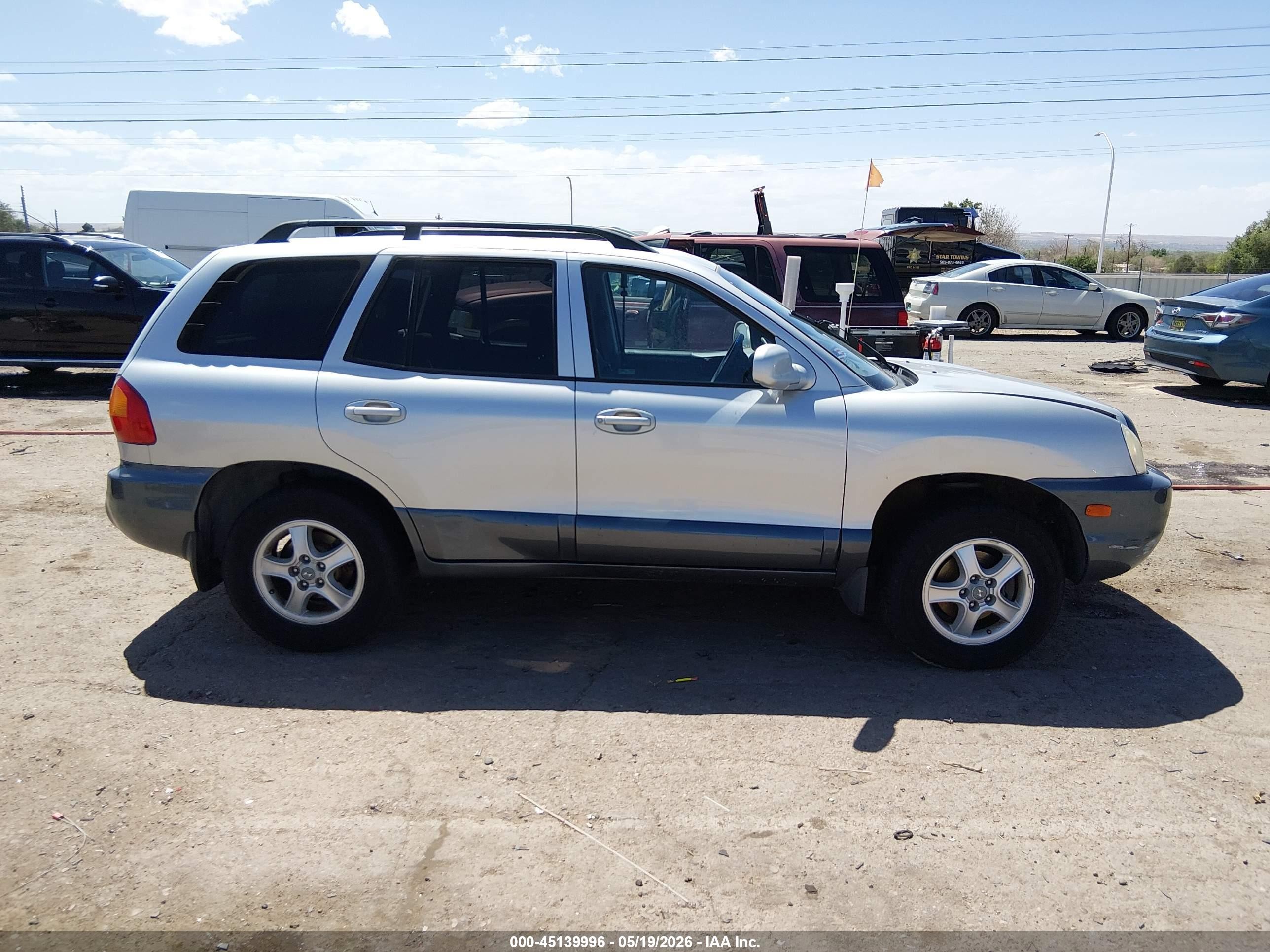 2002 Hyundai Santa Fe Gls/lx Gray vin: KM8SC73D72U243965