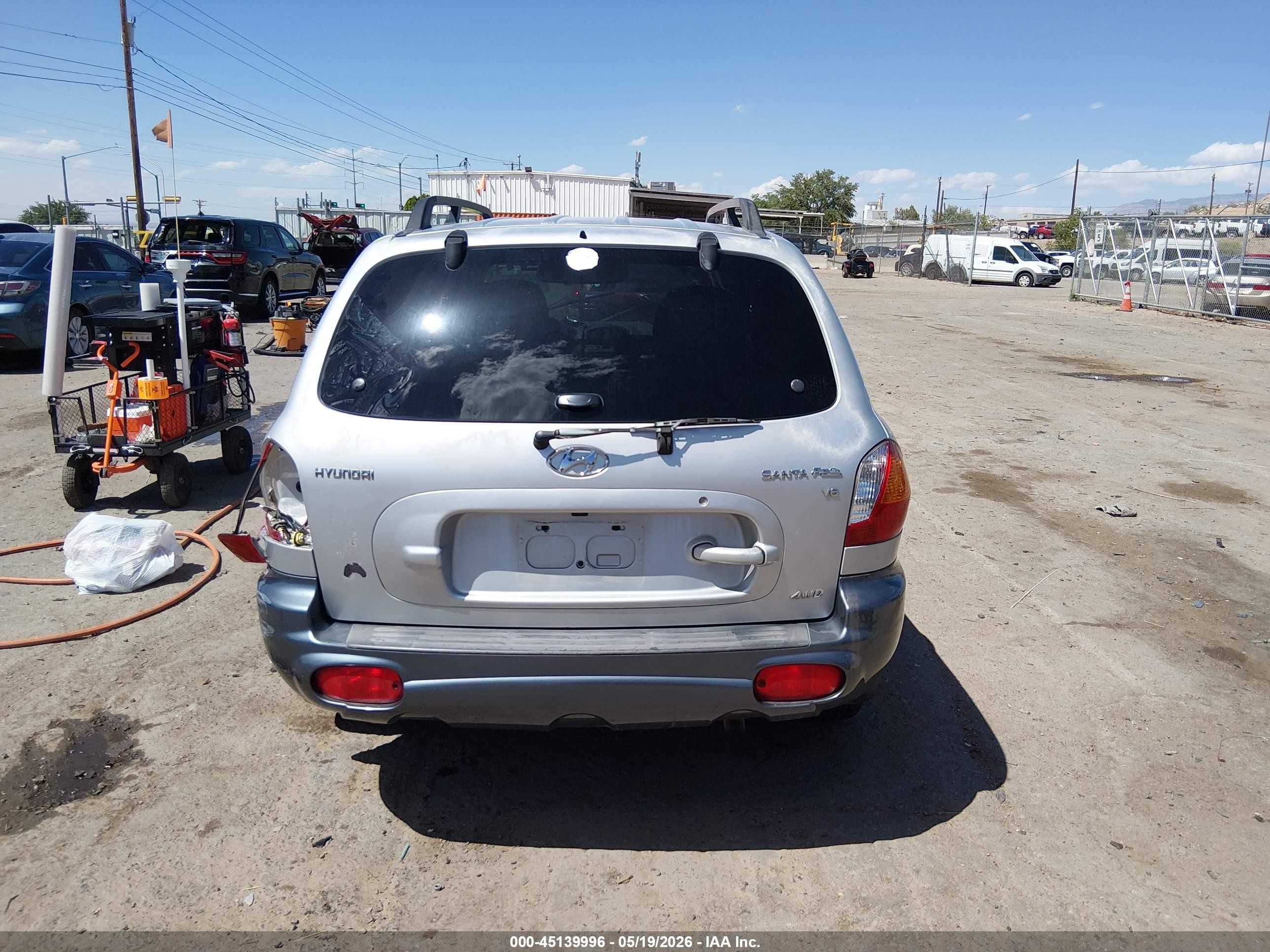 2002 Hyundai Santa Fe Gls/lx Gray vin: KM8SC73D72U243965
