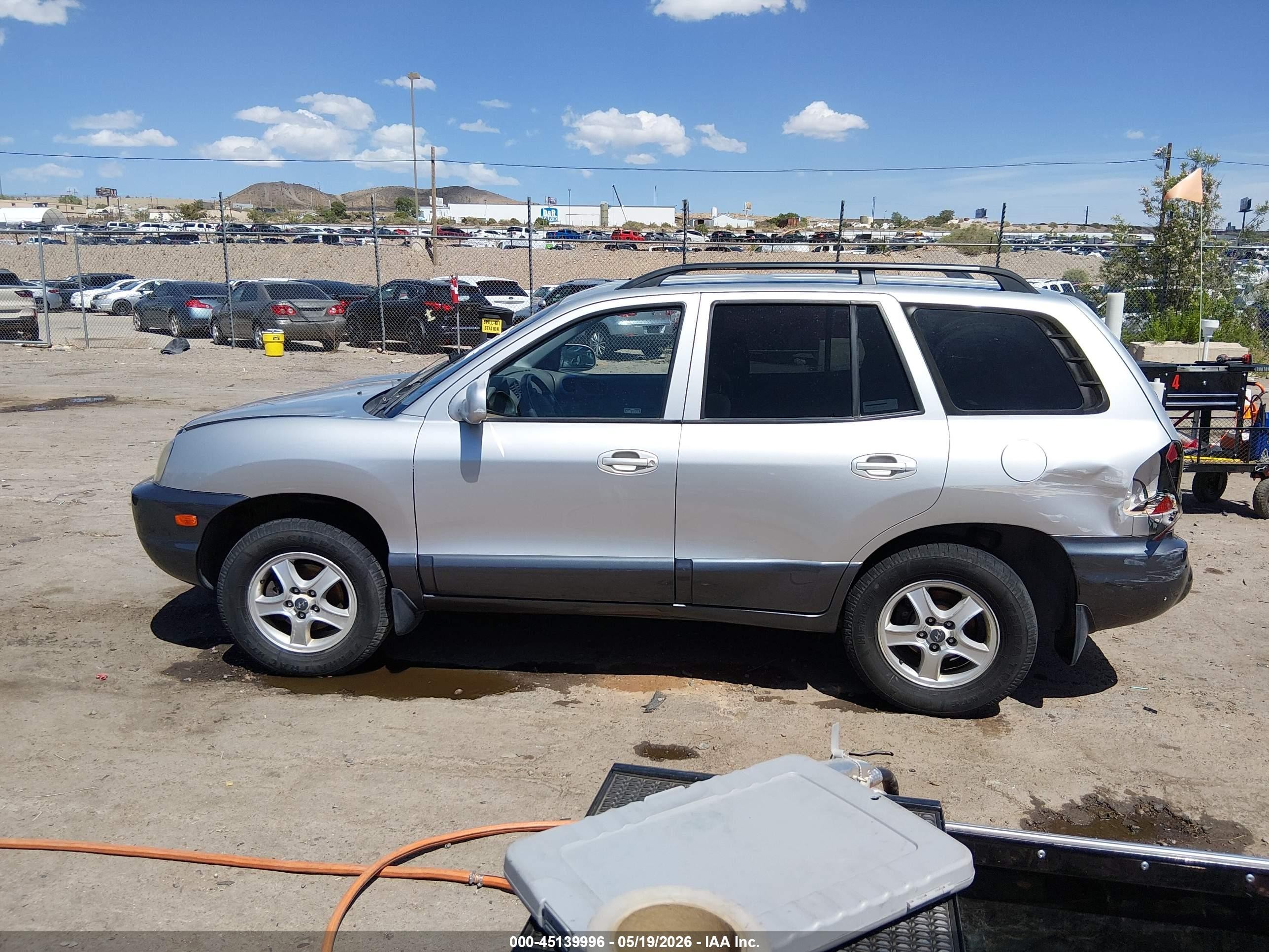 2002 Hyundai Santa Fe Gls/lx Gray vin: KM8SC73D72U243965