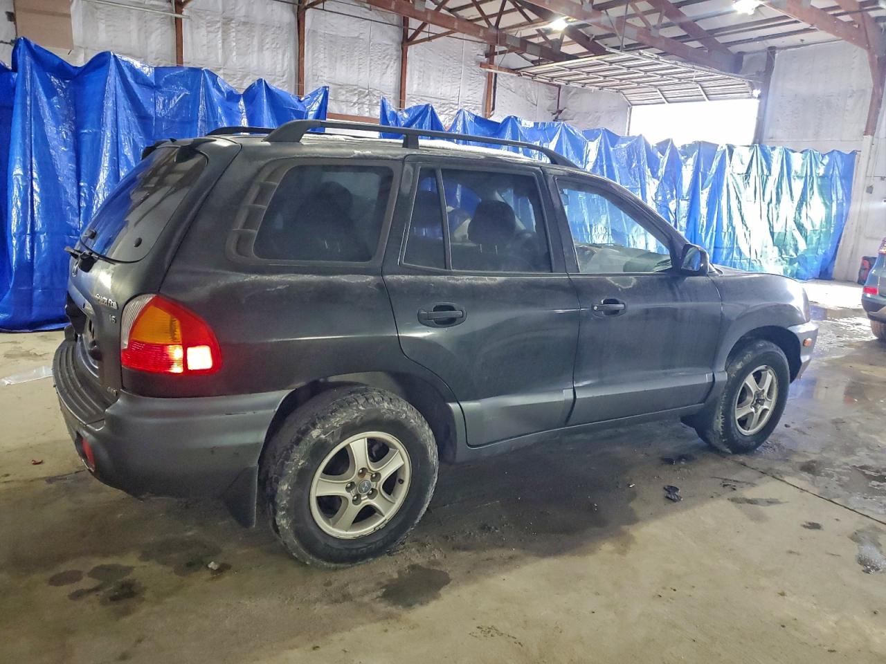 2002 Hyundai Santa Fe Gls Black vin: KM8SC73D72U306336