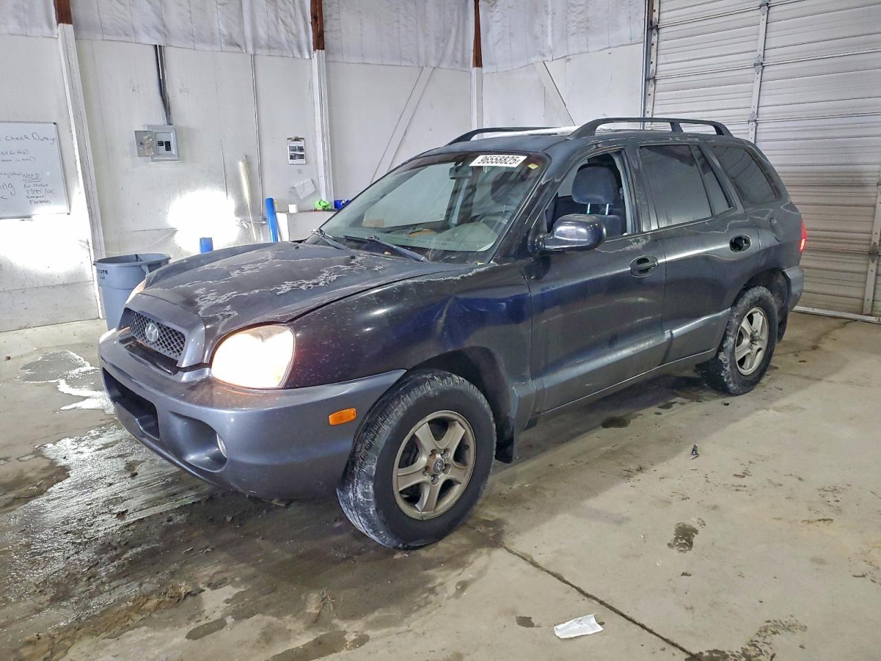 2002 Hyundai Santa Fe Gls Черный vin: KM8SC73D72U306336