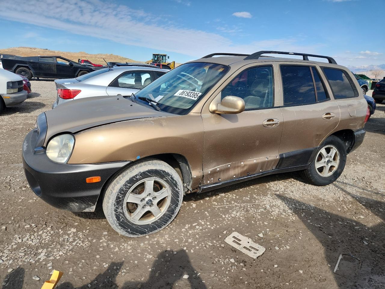 2004 Hyundai Santa Fe Gls Tan vin: KM8SC73D74U639655