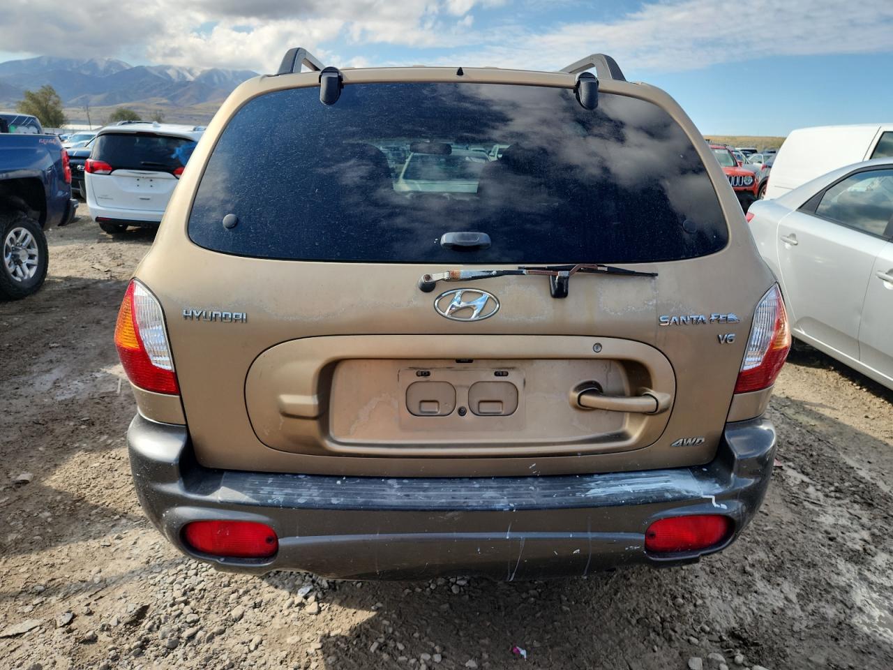 2004 Hyundai Santa Fe Gls Tan vin: KM8SC73D74U639655