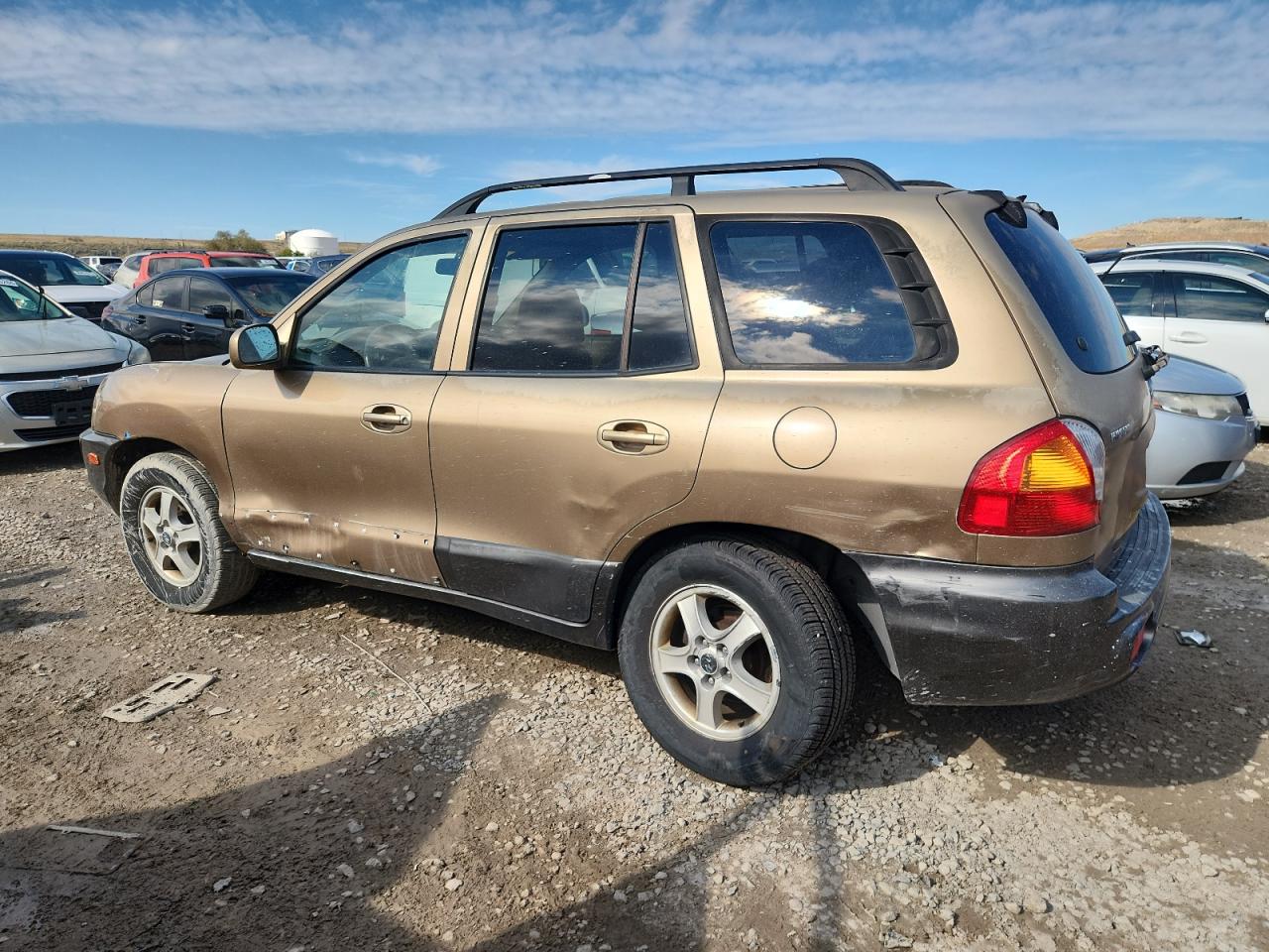 2004 Hyundai Santa Fe Gls Tan vin: KM8SC73D74U639655
