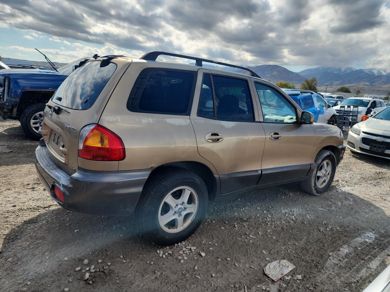 2004 Hyundai Santa Fe Gls Tan vin: KM8SC73D74U639655