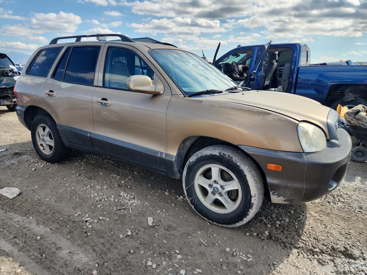 2004 Hyundai Santa Fe Gls Tan vin: KM8SC73D74U639655
