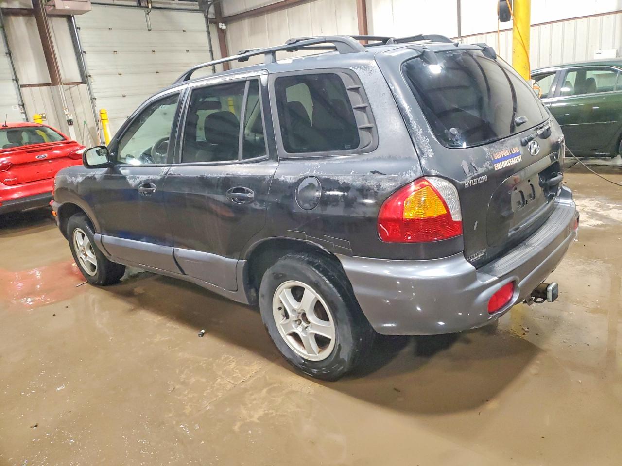 2004 Hyundai Santa Fe Gls Black vin: KM8SC73D74U724771