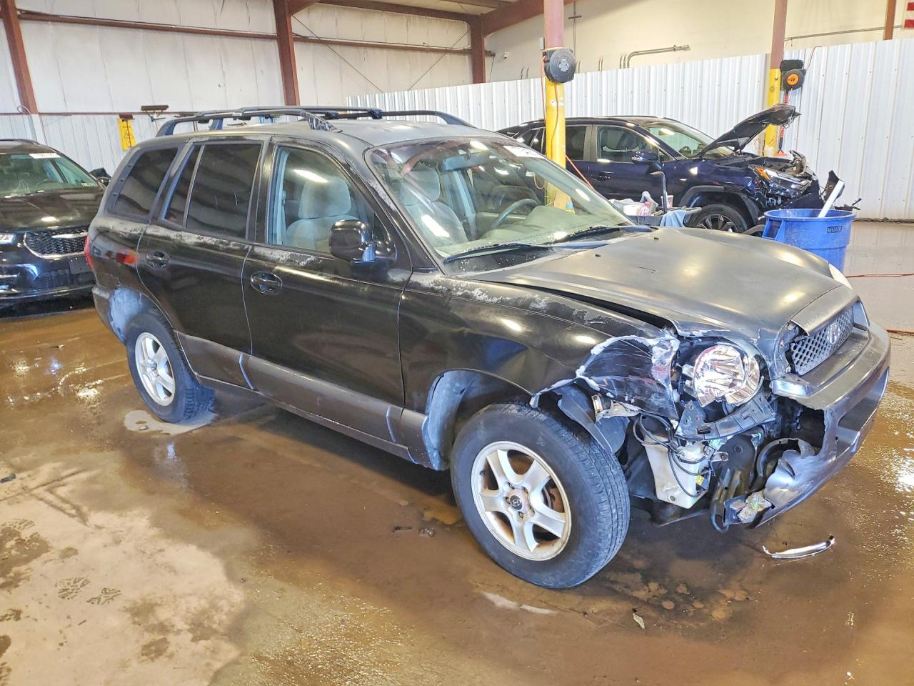 2004 Hyundai Santa Fe Gls Black vin: KM8SC73D74U724771