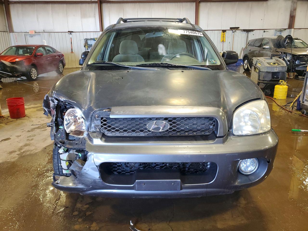 2004 Hyundai Santa Fe Gls Black vin: KM8SC73D74U724771