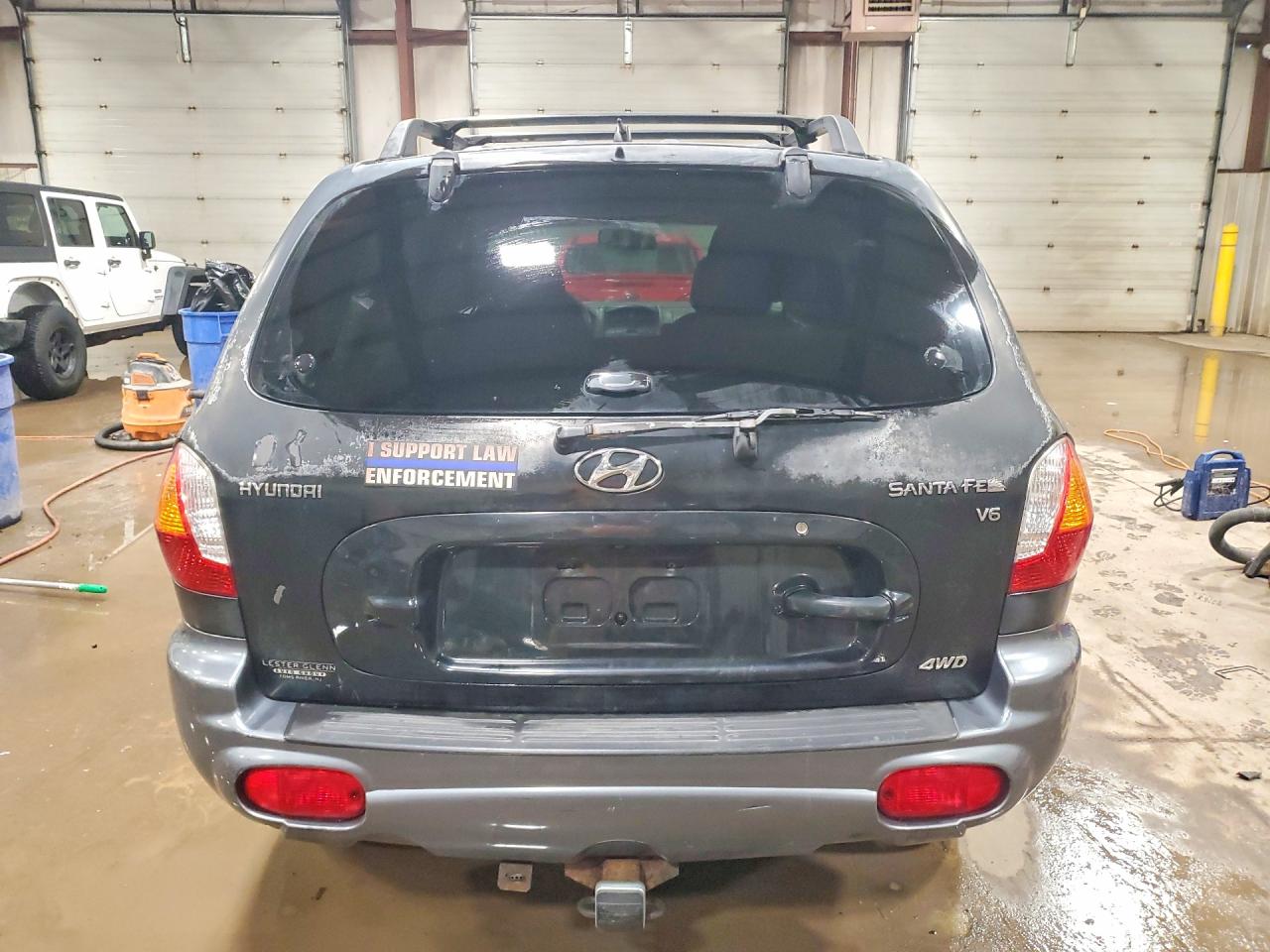 2004 Hyundai Santa Fe Gls Black vin: KM8SC73D74U724771