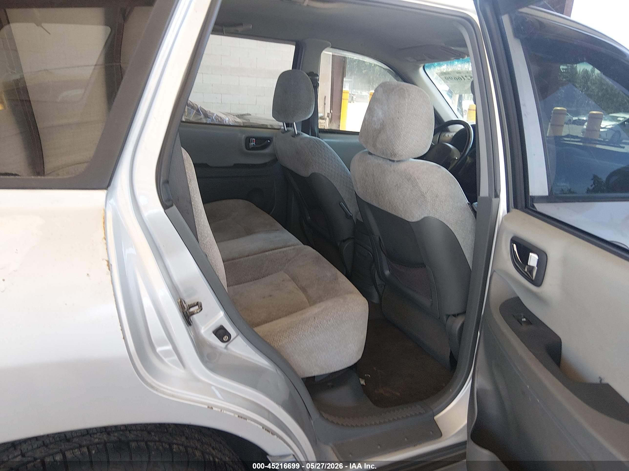 2005 Hyundai Santa Fe Gls Silver vin: KM8SC73D75U960144