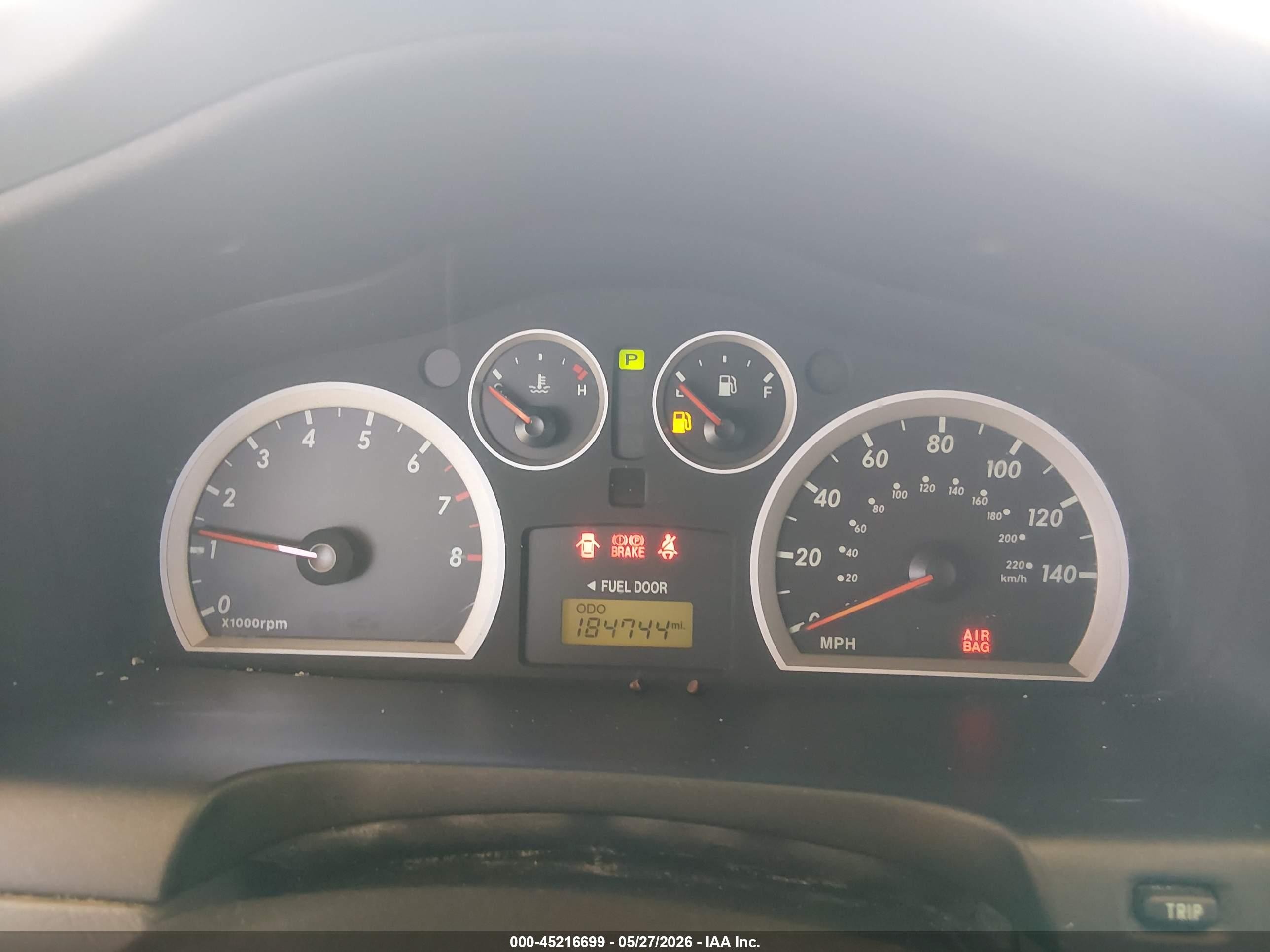 2005 Hyundai Santa Fe Gls Silver vin: KM8SC73D75U960144