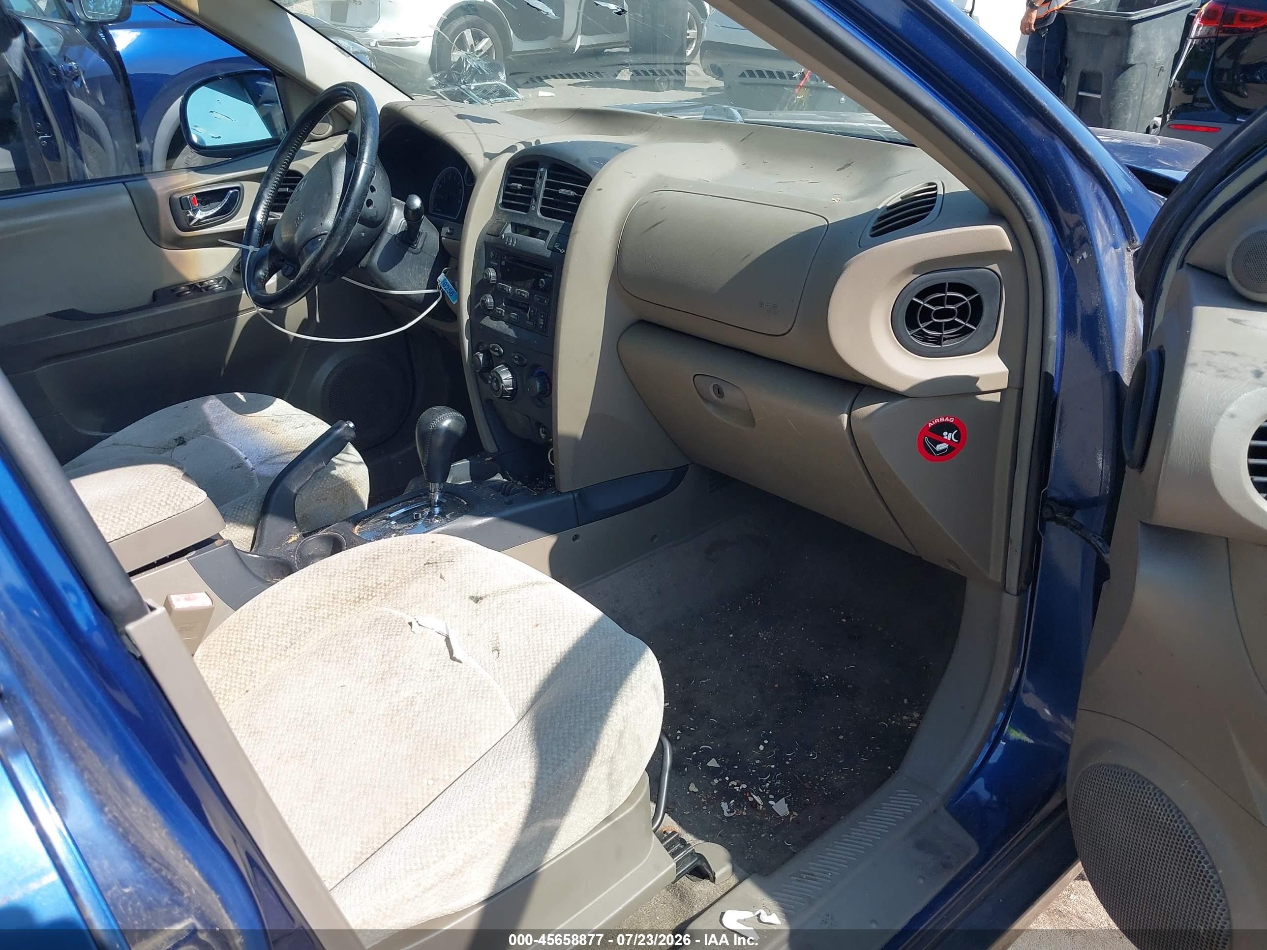 2006 Hyundai Santa Fe Gls Синий vin: KM8SC73D76U092289