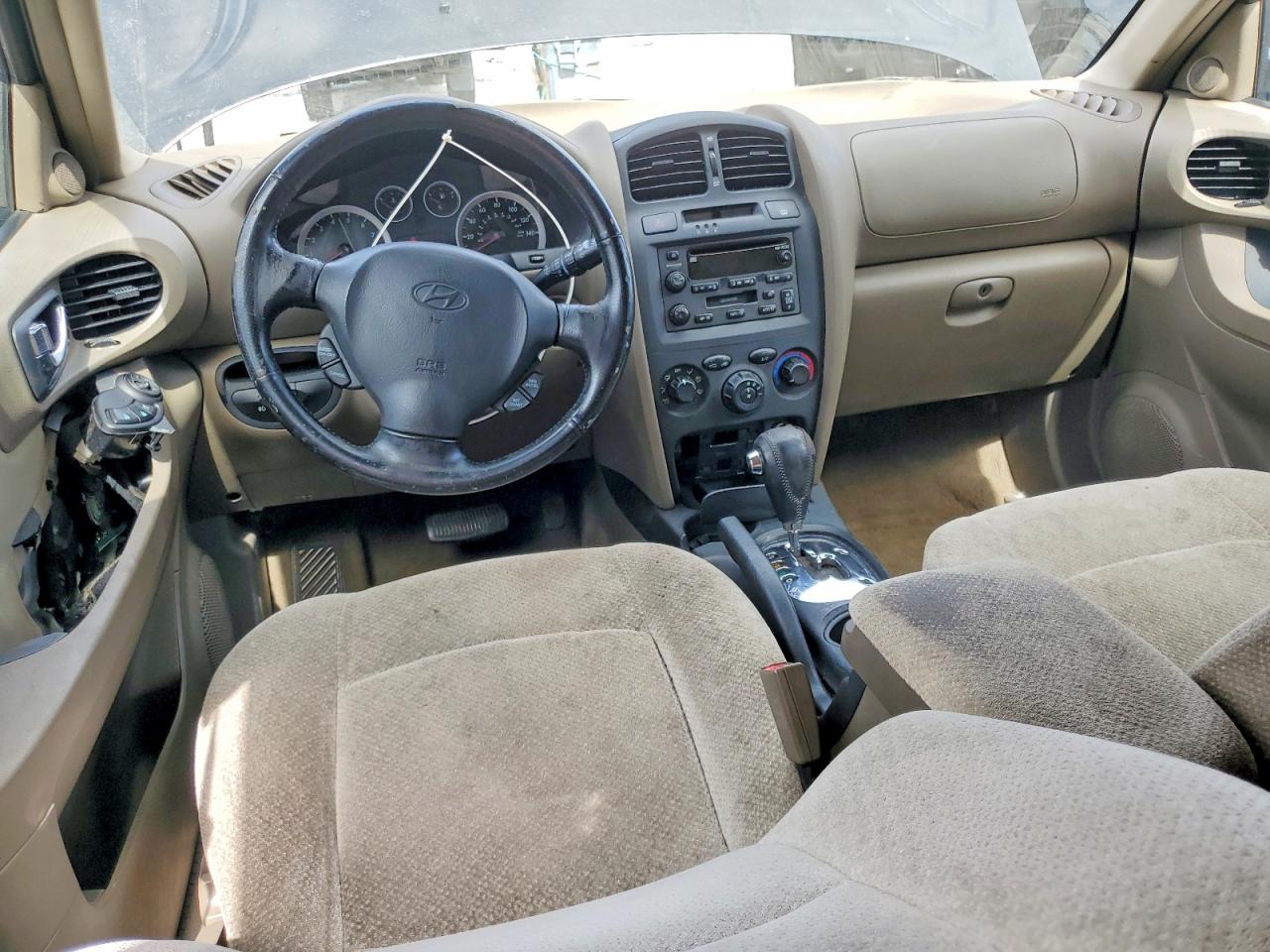 2006 Hyundai Santa Fe Gls Green vin: KM8SC73D76U111102