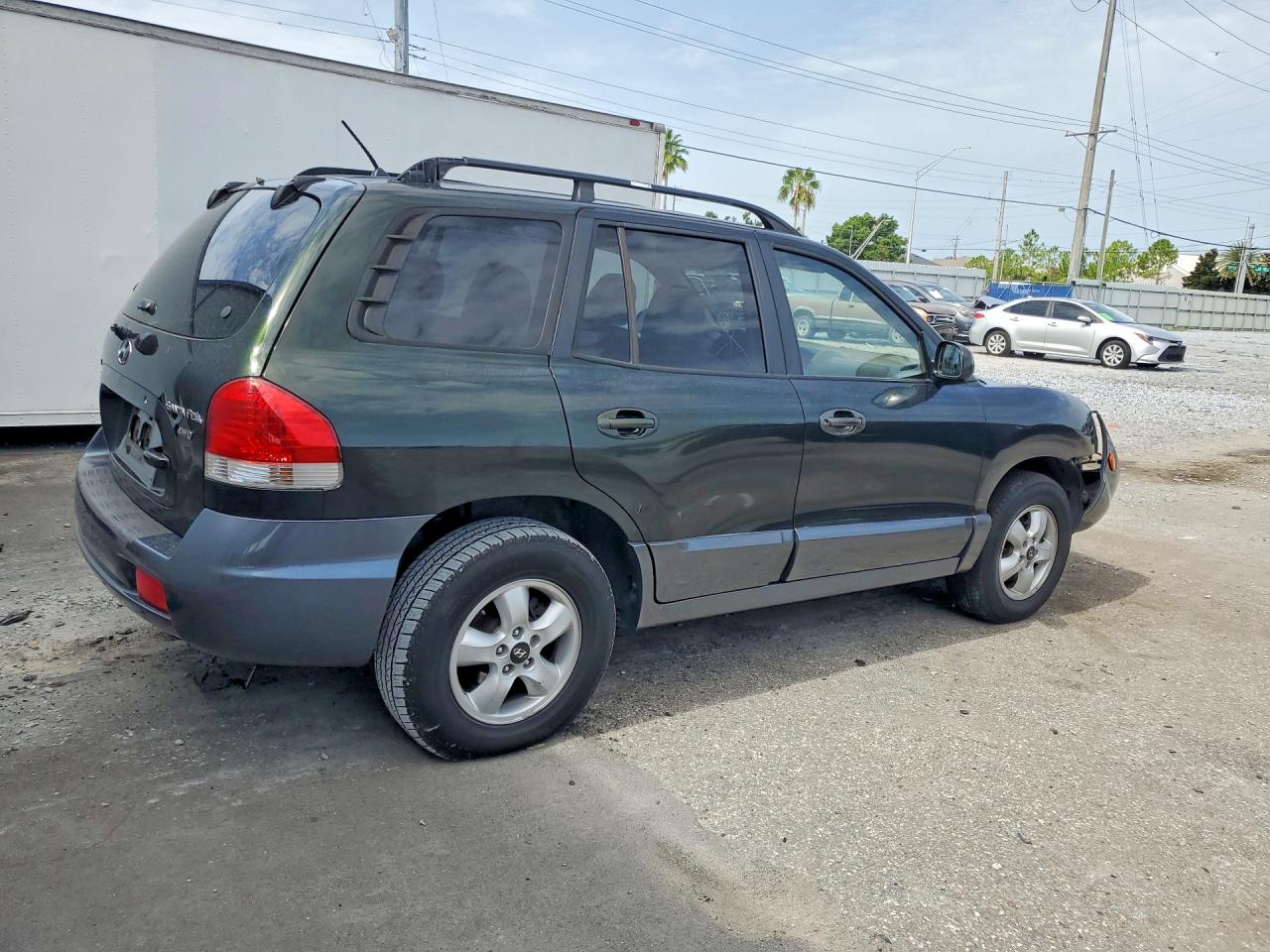 2006 Hyundai Santa Fe Gls Green vin: KM8SC73D76U111102