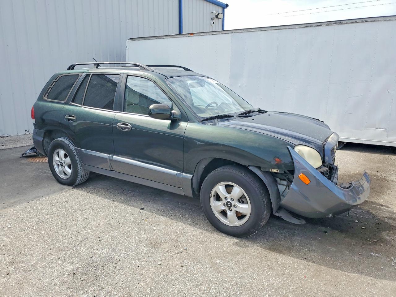 2006 Hyundai Santa Fe Gls Green vin: KM8SC73D76U111102
