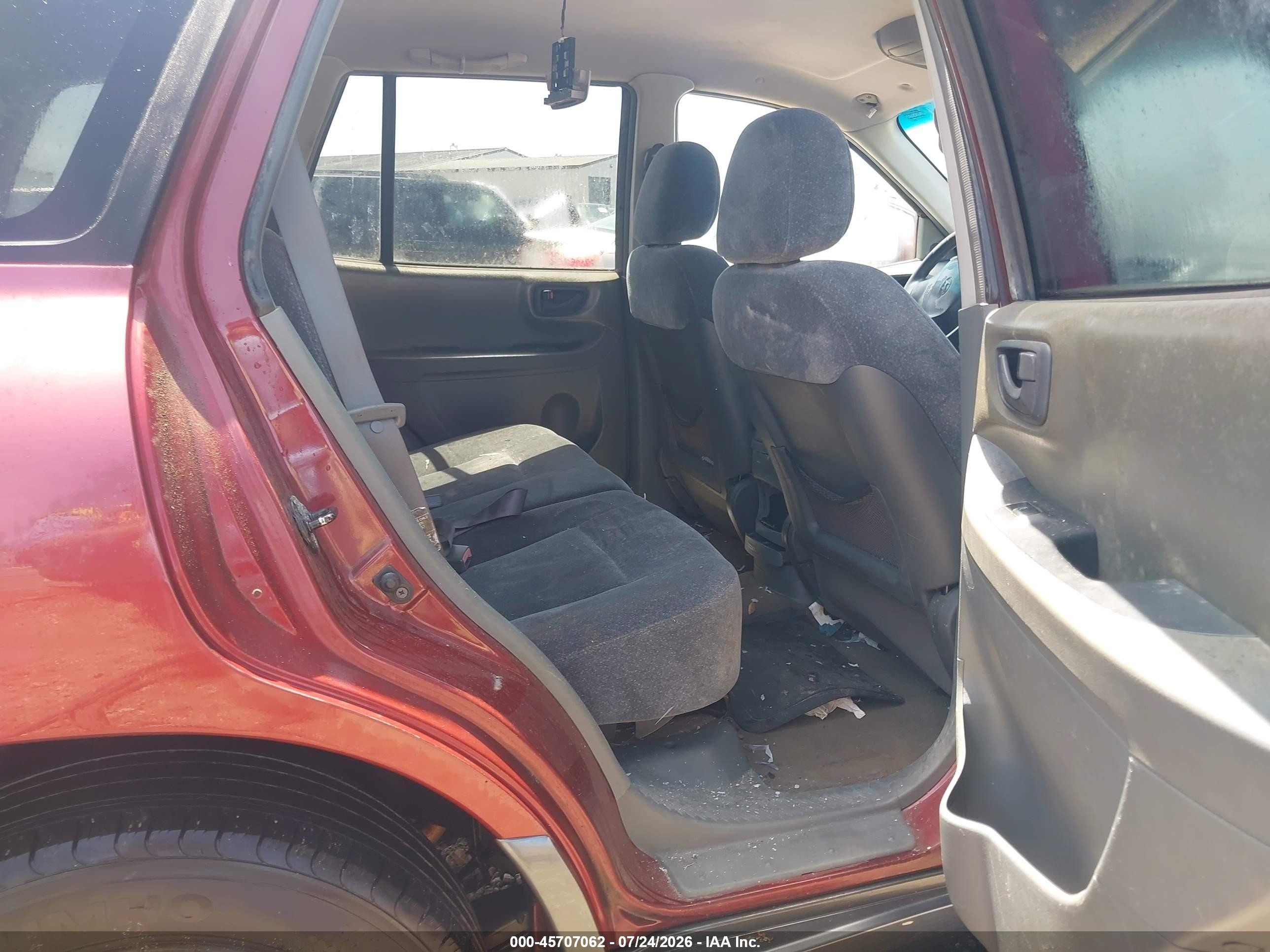 2002 Hyundai Santa Fe Gls/lx Red vin: KM8SC73D82U148430