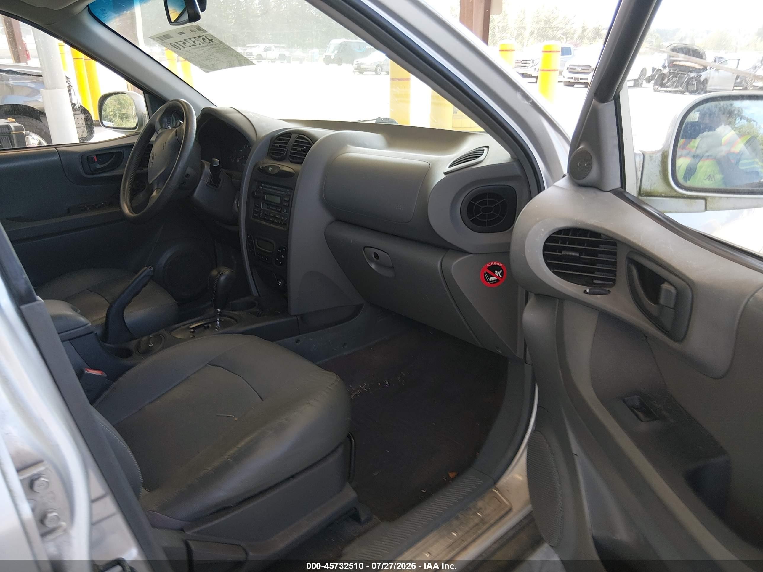 2002 Hyundai Santa Fe Gls/lx Silver vin: KM8SC73D82U165275