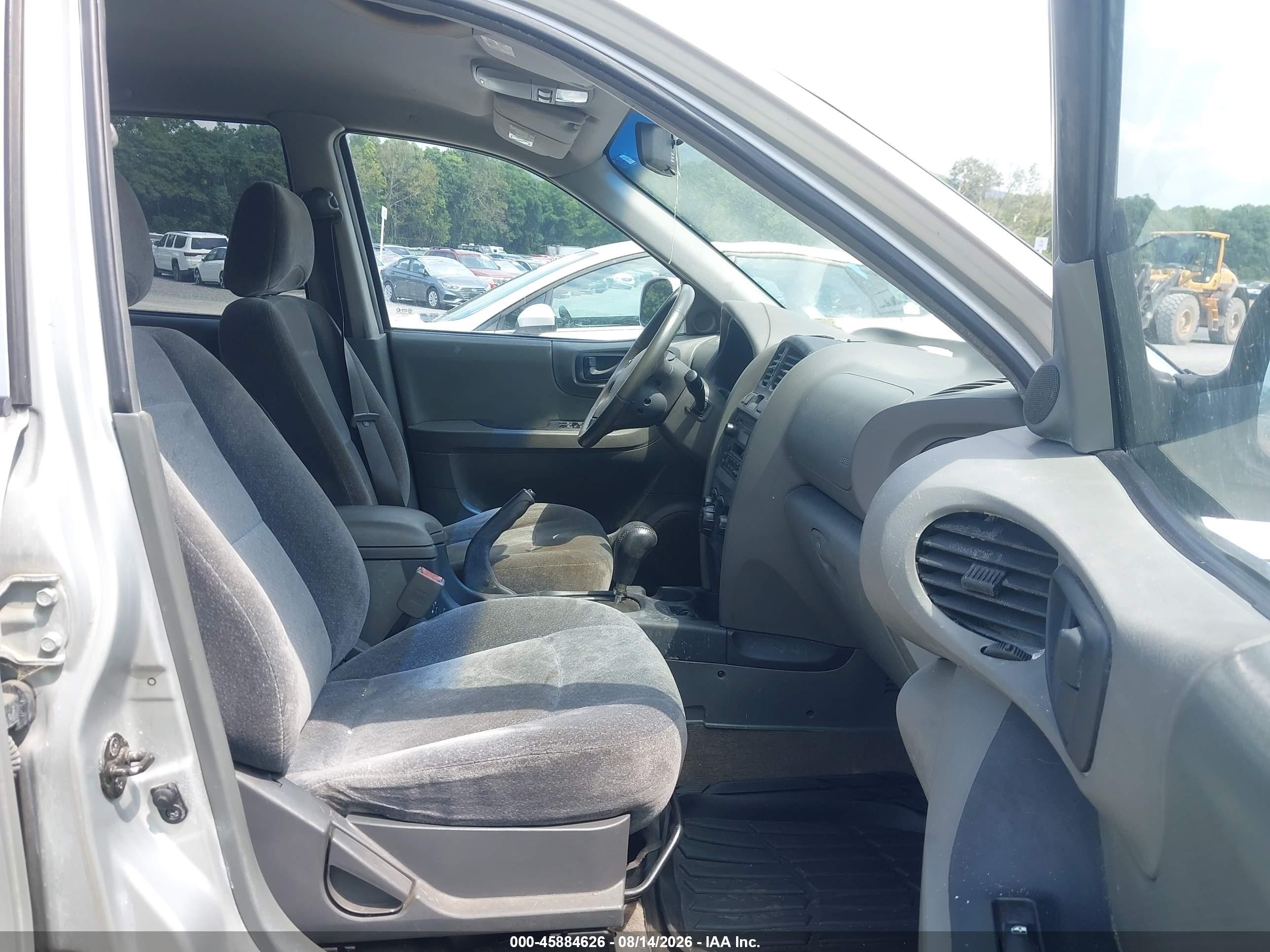 2002 Hyundai Santa Fe Gls/lx Silver vin: KM8SC73D82U258104