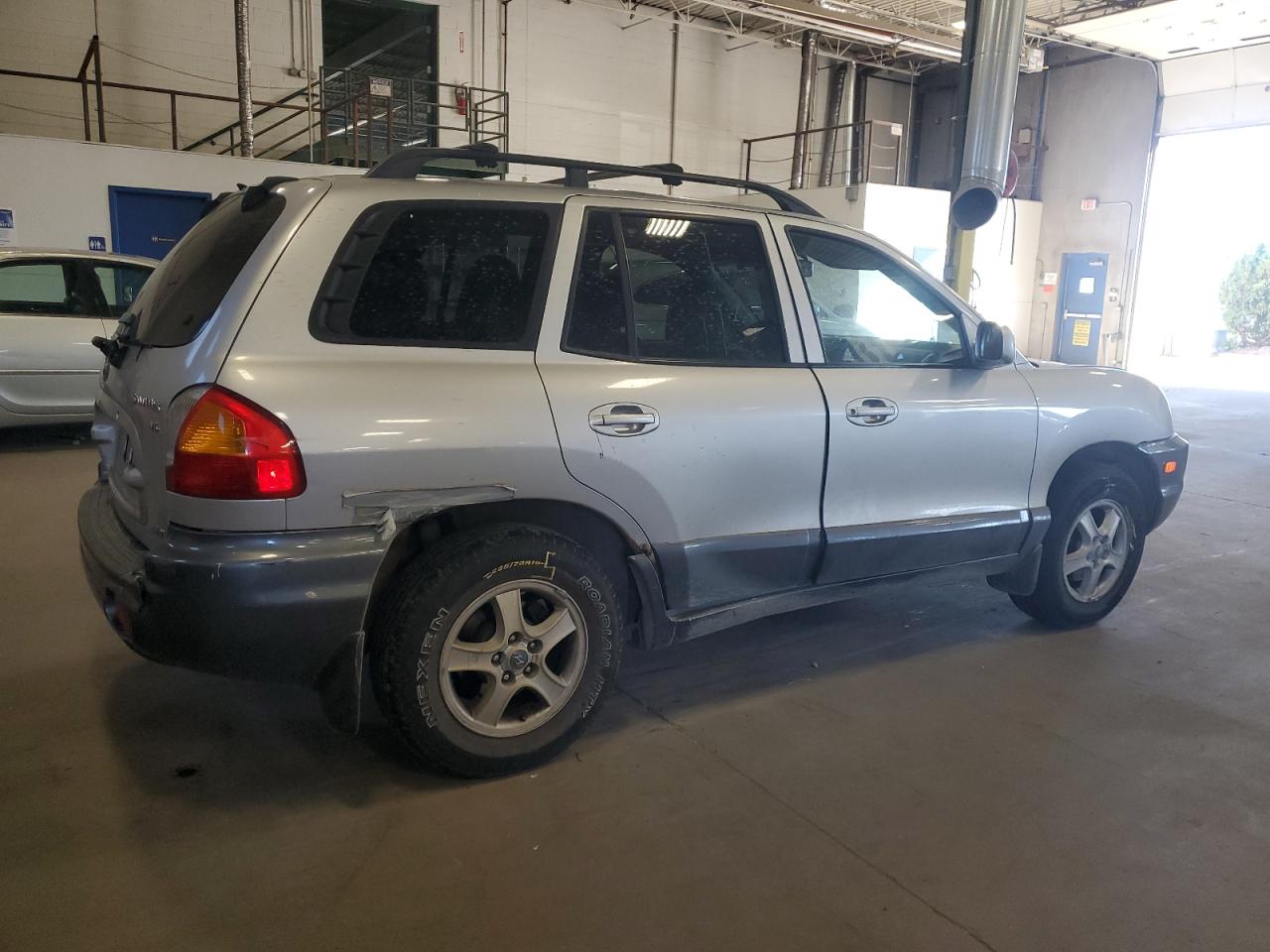 2003 Hyundai Santa Fe Gls Silver vin: KM8SC73D83U440774