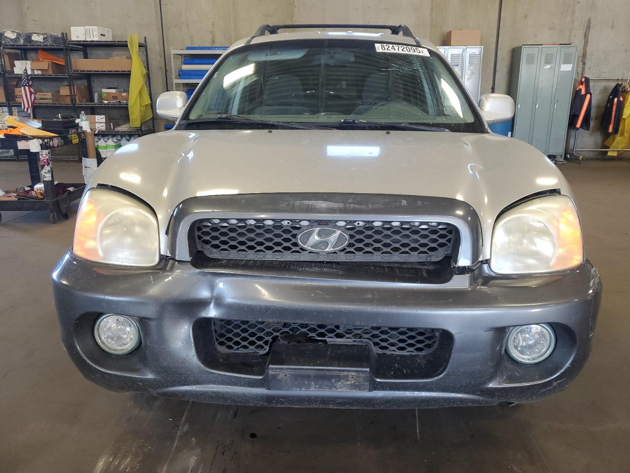 2003 Hyundai Santa Fe Gls Silver vin: KM8SC73D83U440774