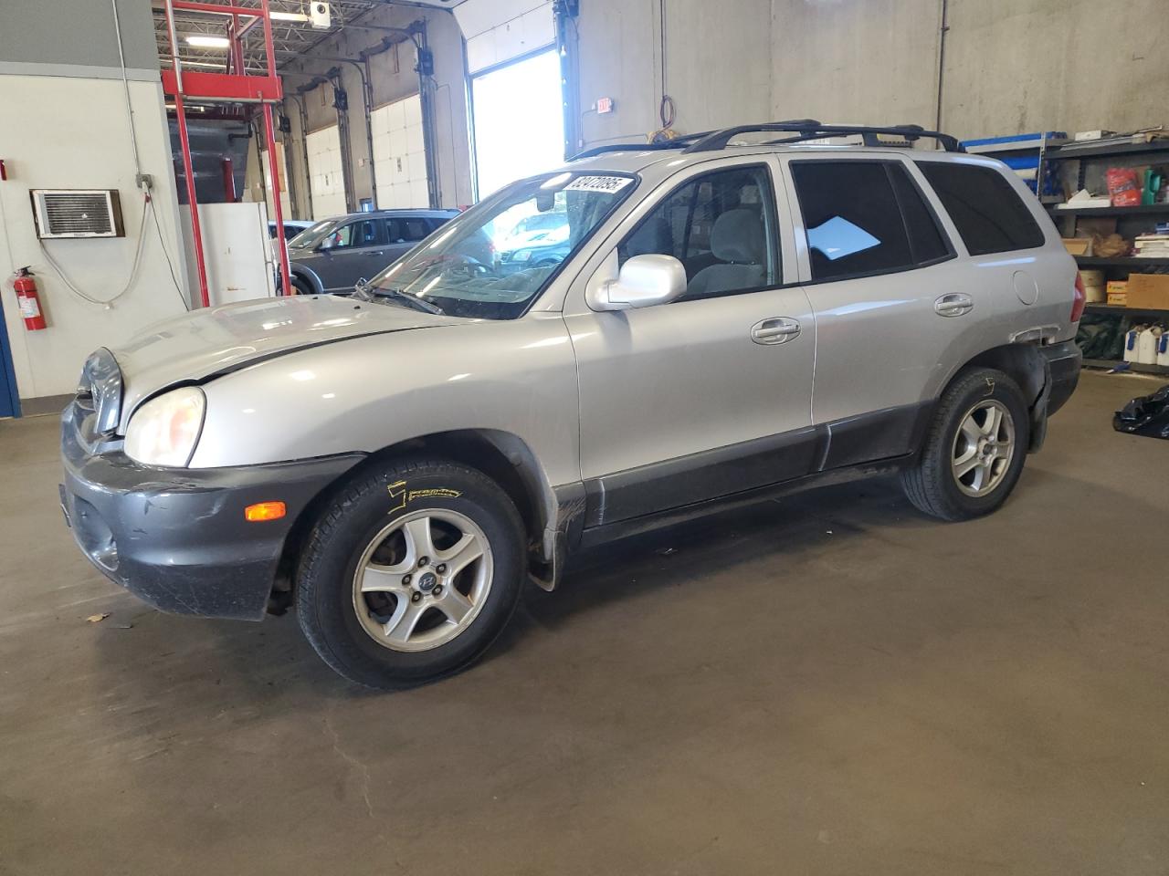 2003 Hyundai Santa Fe Gls Silver vin: KM8SC73D83U440774