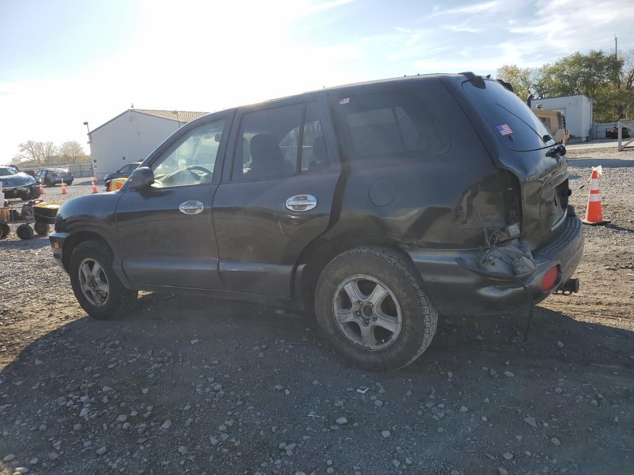 2003 Hyundai Santa Fe Gls Black vin: KM8SC73D83U500326