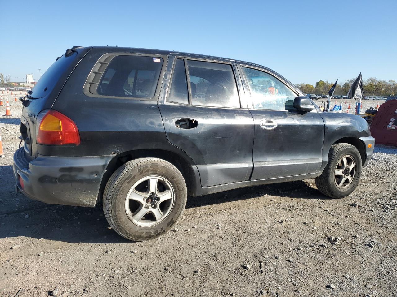 2003 Hyundai Santa Fe Gls Black vin: KM8SC73D83U500326