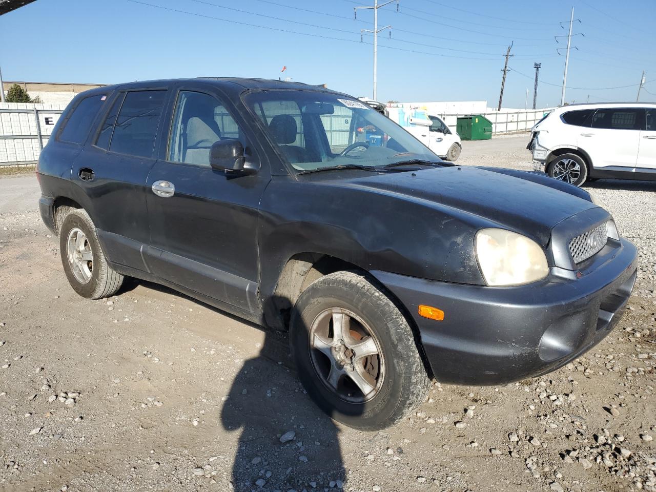 2003 Hyundai Santa Fe Gls Black vin: KM8SC73D83U500326