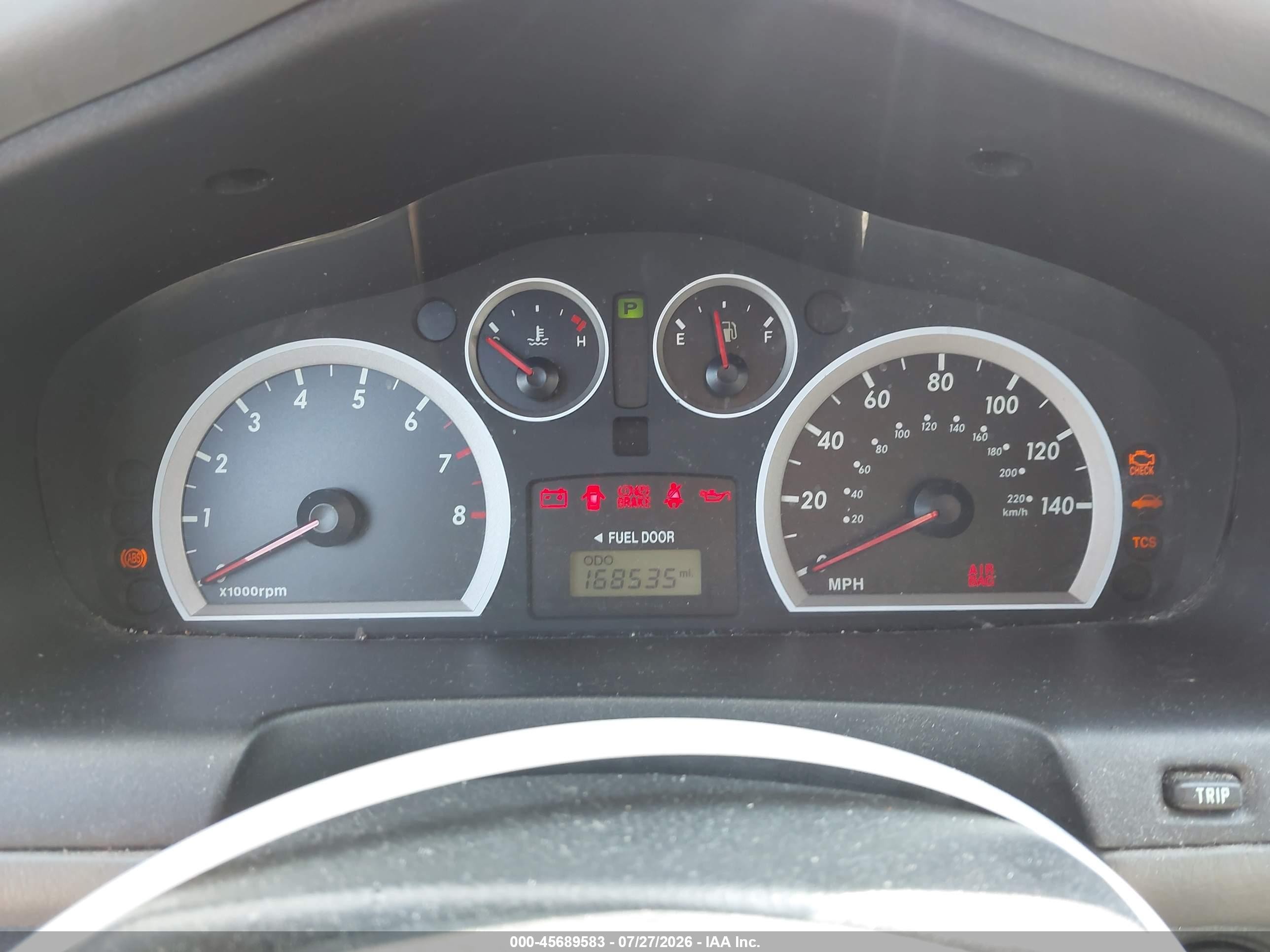 2005 Hyundai Santa Fe Gls Black vin: KM8SC73D85U979463