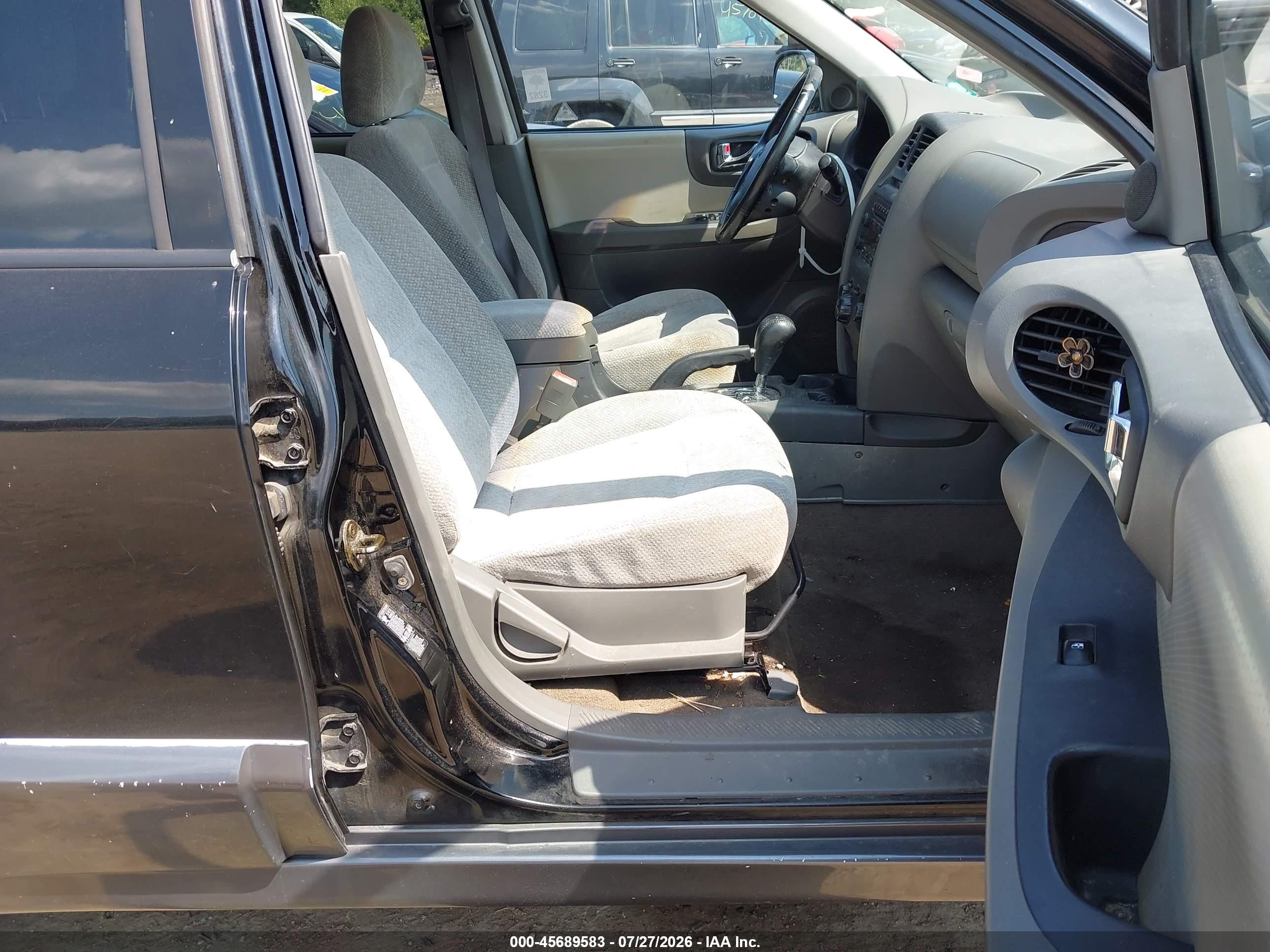 2005 Hyundai Santa Fe Gls Black vin: KM8SC73D85U979463