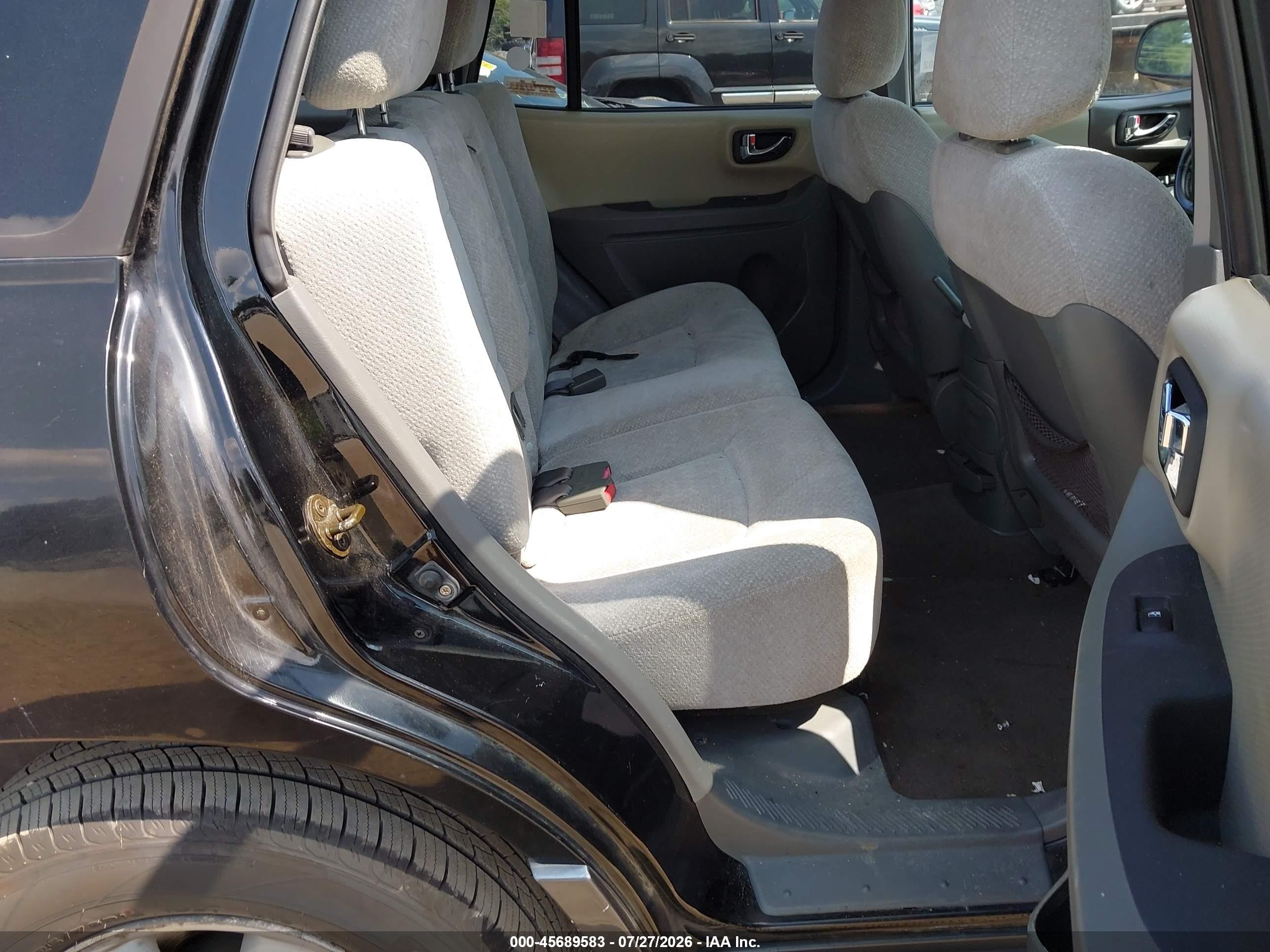 2005 Hyundai Santa Fe Gls Black vin: KM8SC73D85U979463