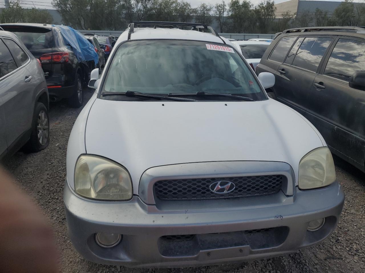 2002 Hyundai Santa Fe Gls White vin: KM8SC73D92U175975