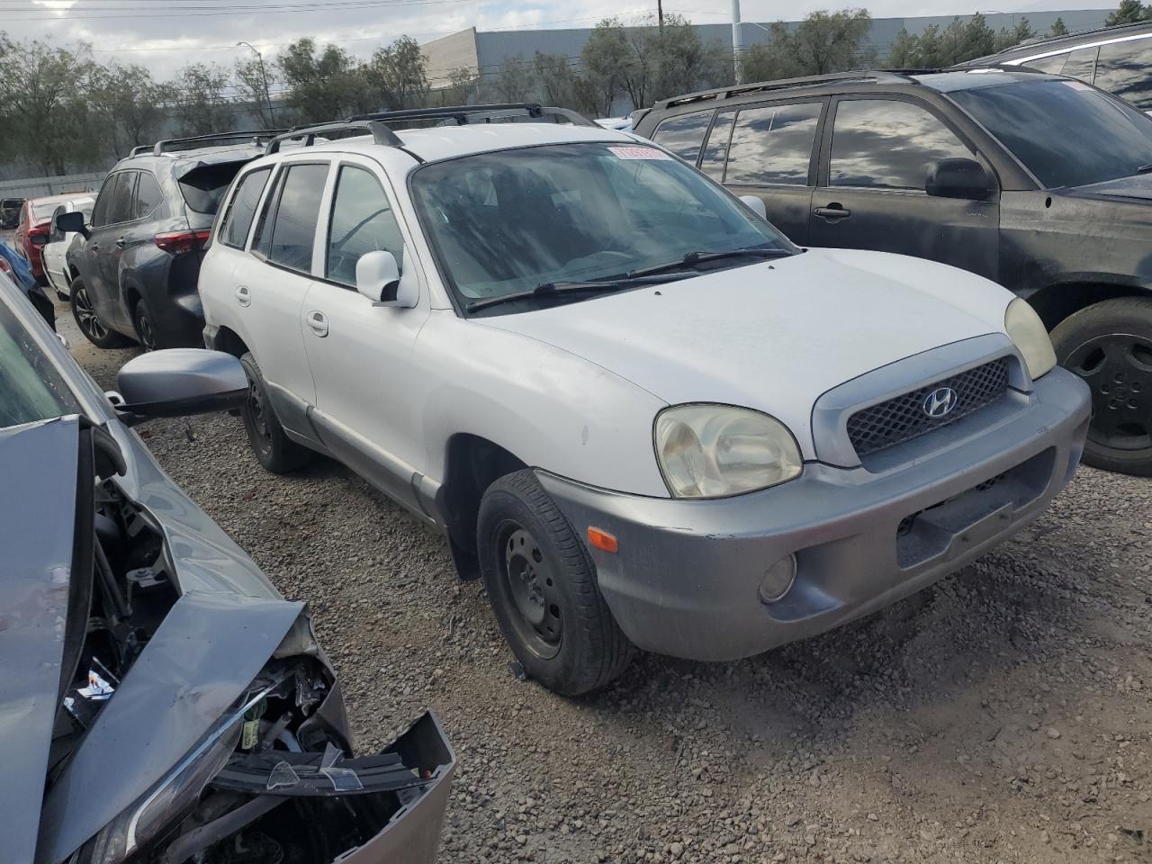 2002 Hyundai Santa Fe Gls White vin: KM8SC73D92U175975